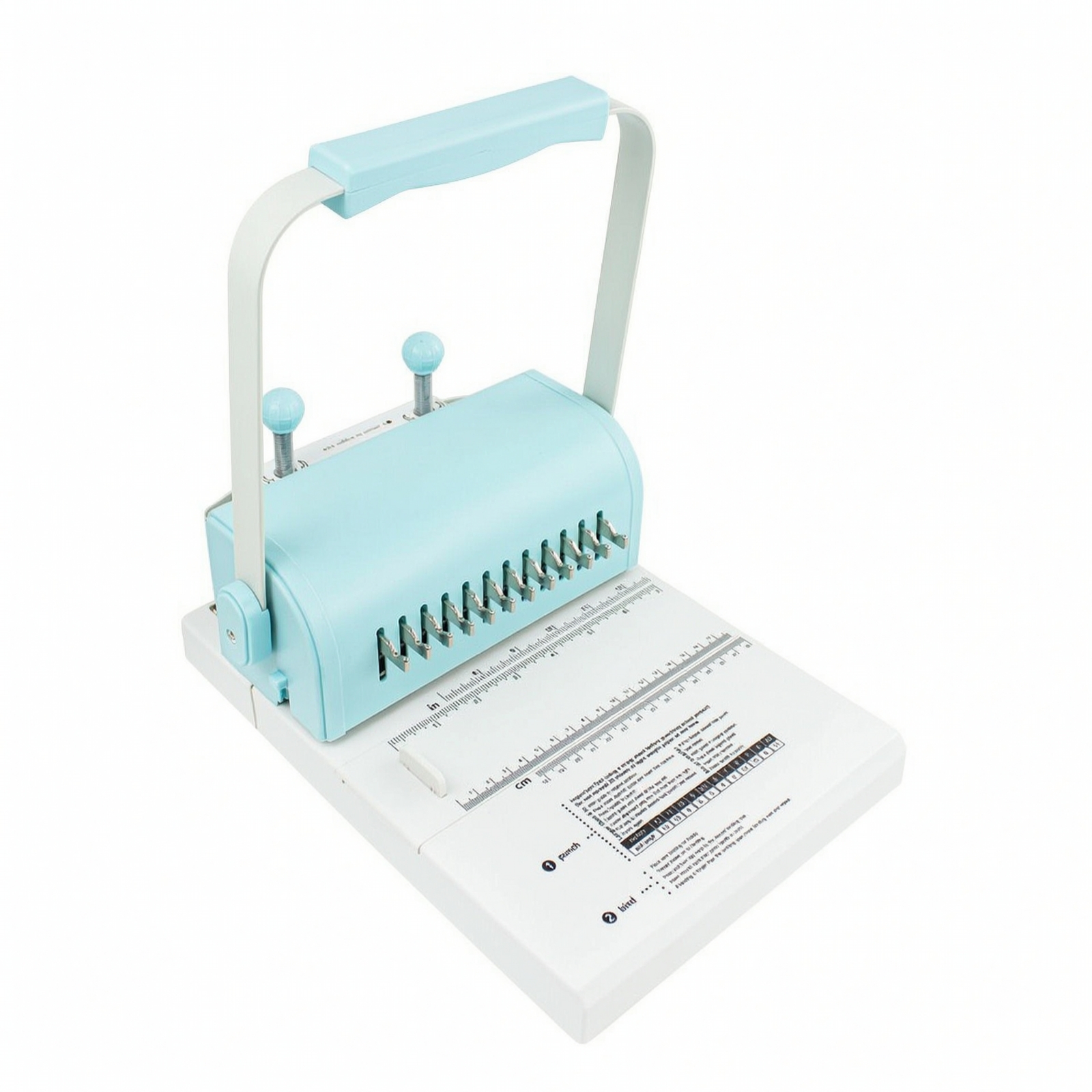 12-Hole Desktop Binding Punch Machine for Office, School