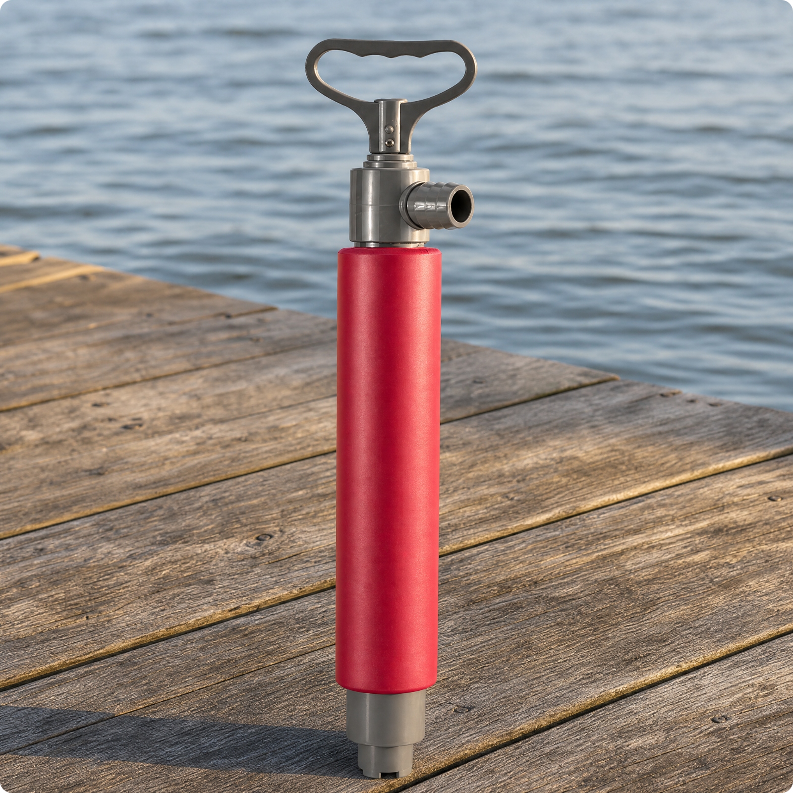 Bilgenpumpe mit Schlauch manuell Handwasserpumpe ergonomisch für Bootsfahrer