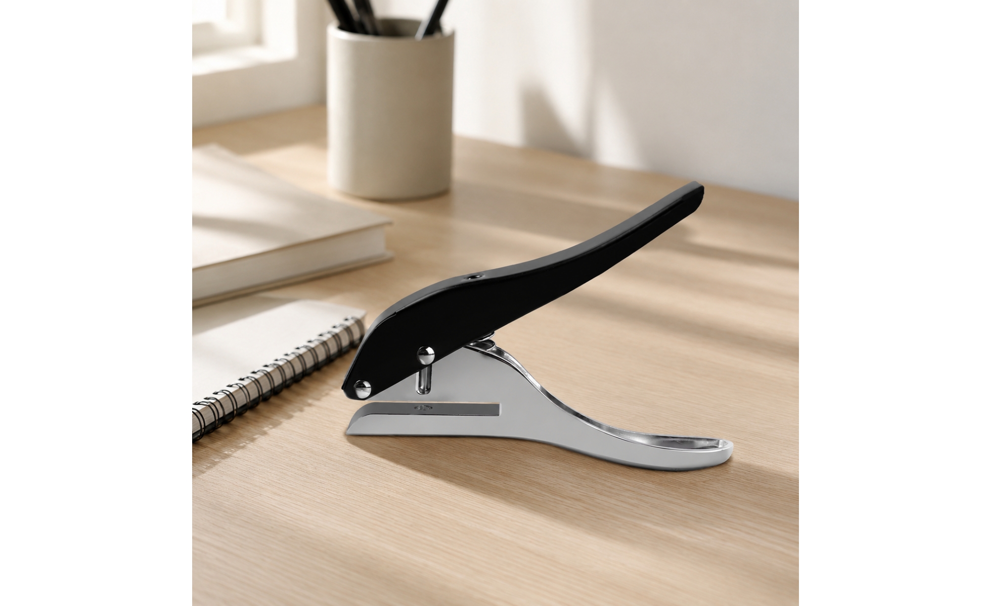 Single-Hole Paper Punch Compact Manual Single-Hole Punch Portable for Crafters
