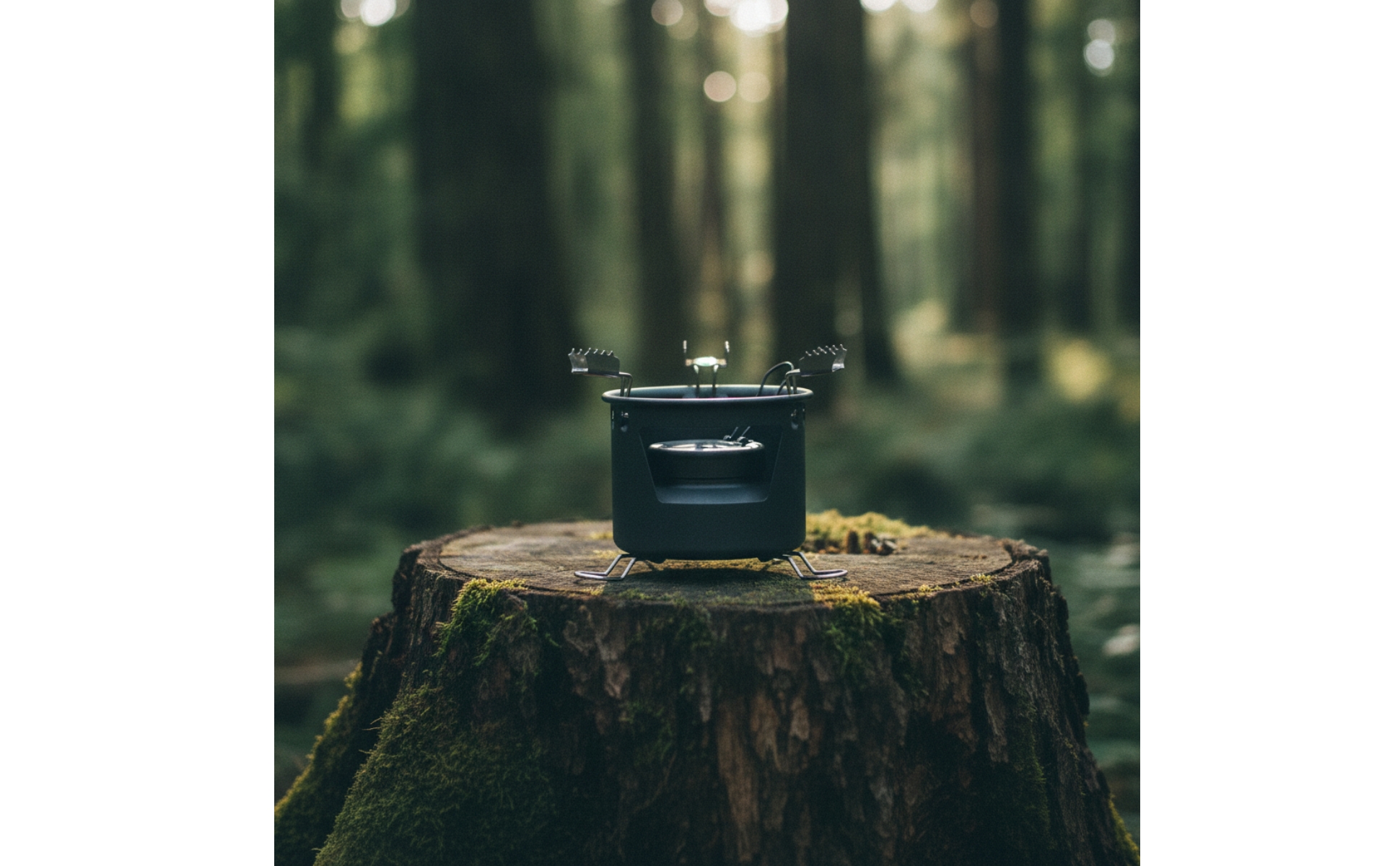 Split-Type Liquid Cooker Windproof Foldable Cooker with Windscreen