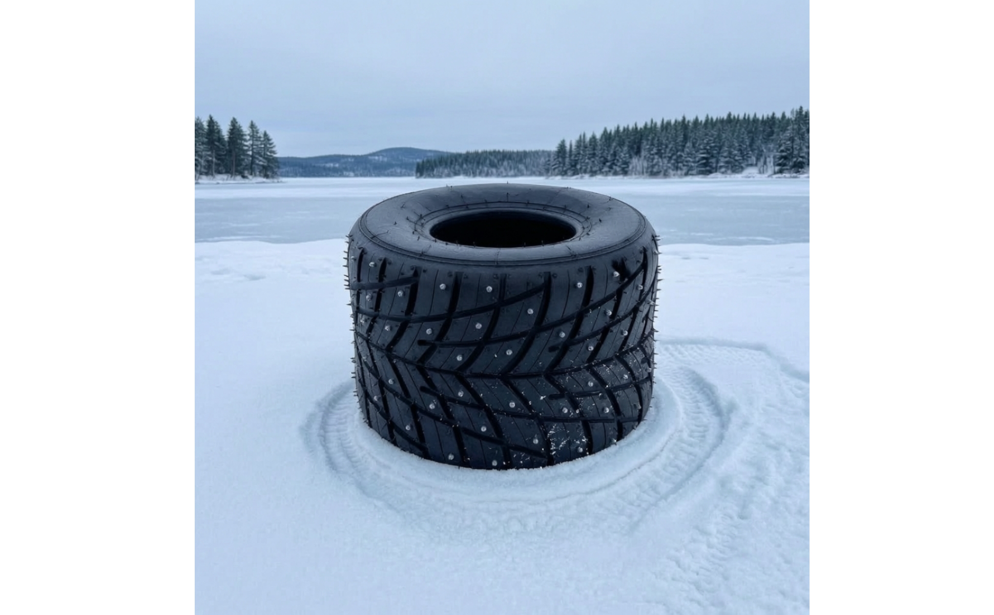 Snow Tire Anti-Slip Kart Snow Tire Directional Grip for Winter Karting