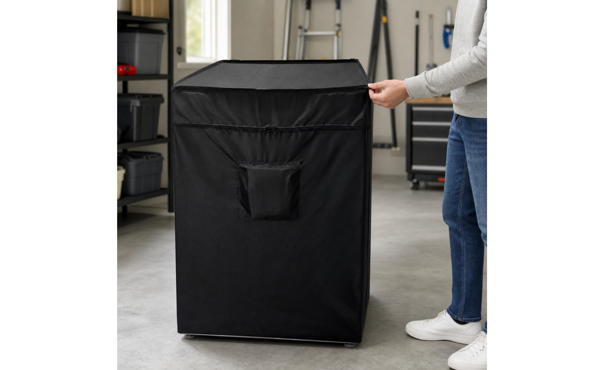 Chest Freezer Dust Cover Dustproof for Garage, Storage Room