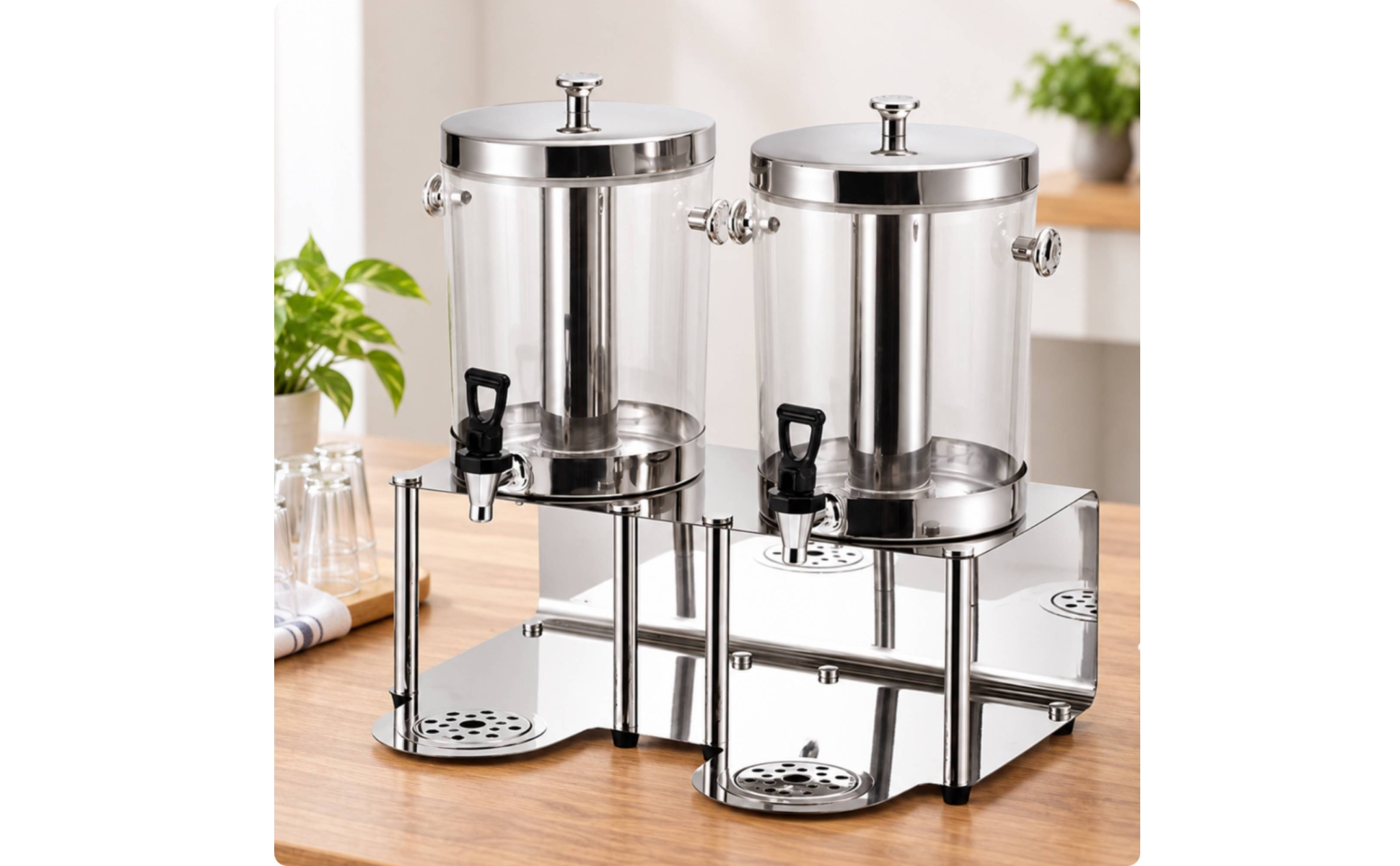 Stainless Steel Beverage Dispenser Commercial for Banquets, Weddings, Caterers