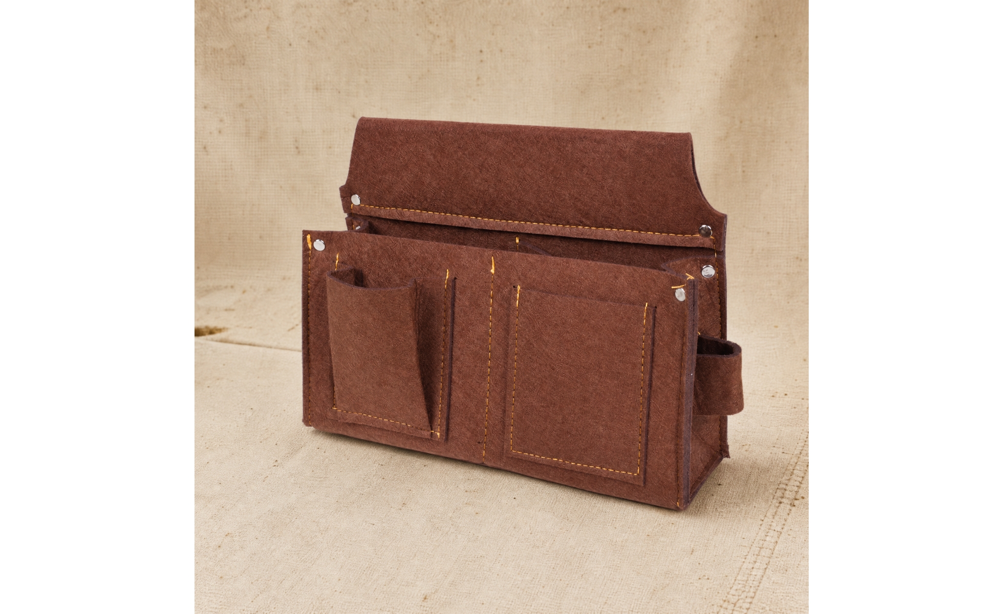 Thickened Tool Waist Pouch with Multiple Compartments Multi-Pocket for Builders
