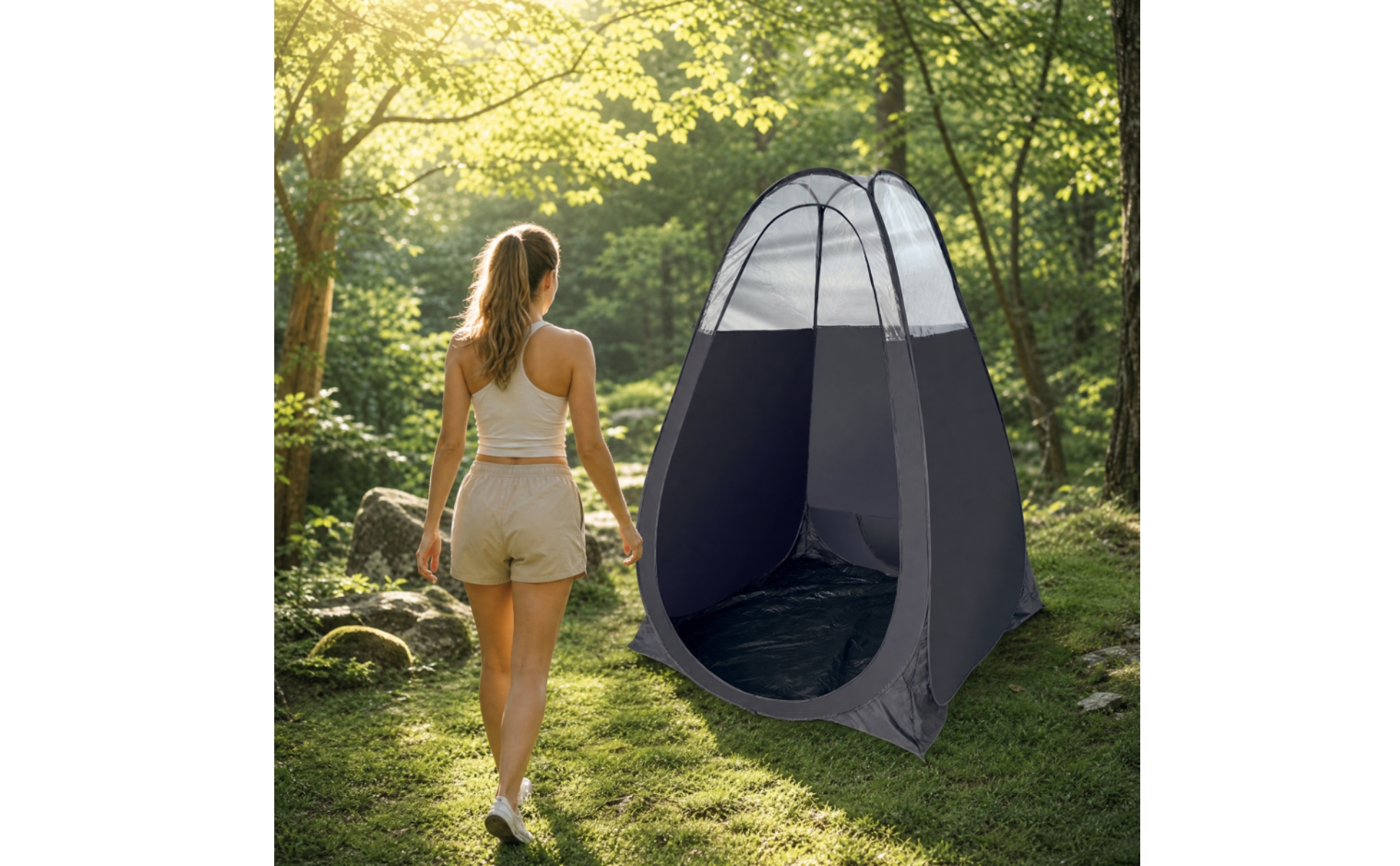 Single-Person Quick-Setup Tent Waterproof Quick-Setup Tent with Carry Bag