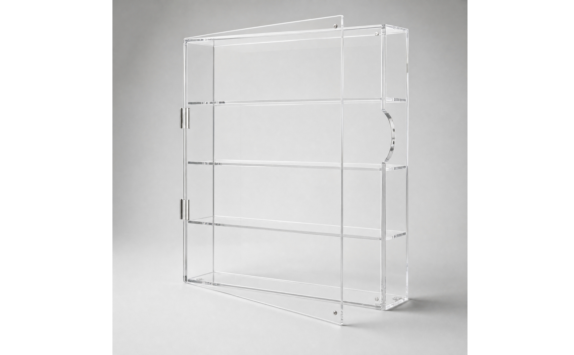 Dust-Proof Collectible Figure Display Cabinet Dustproof for Hobby Rooms, Offices