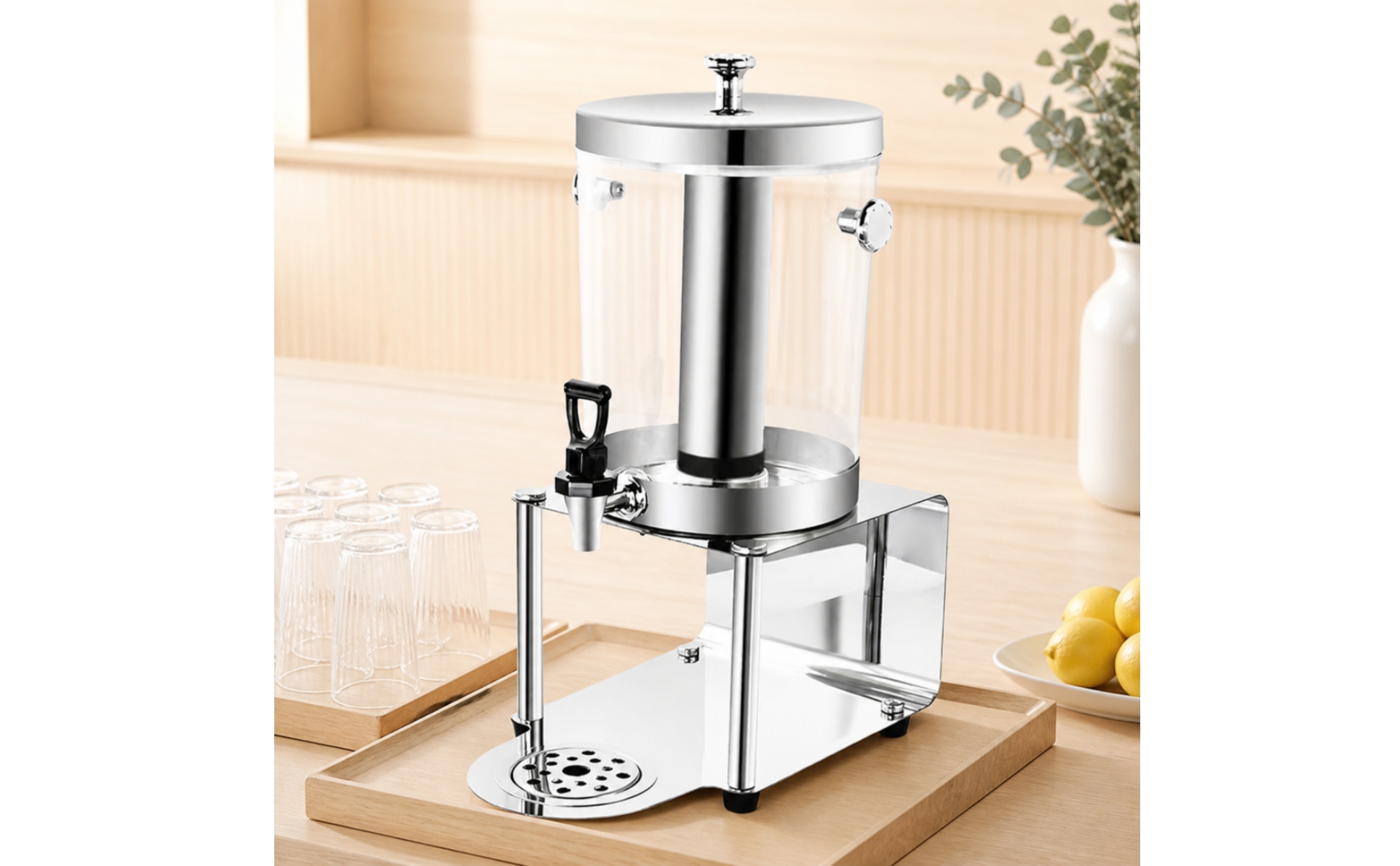 Stainless Steel Beverage Dispenser Commercial for Banquets, Weddings, Caterers