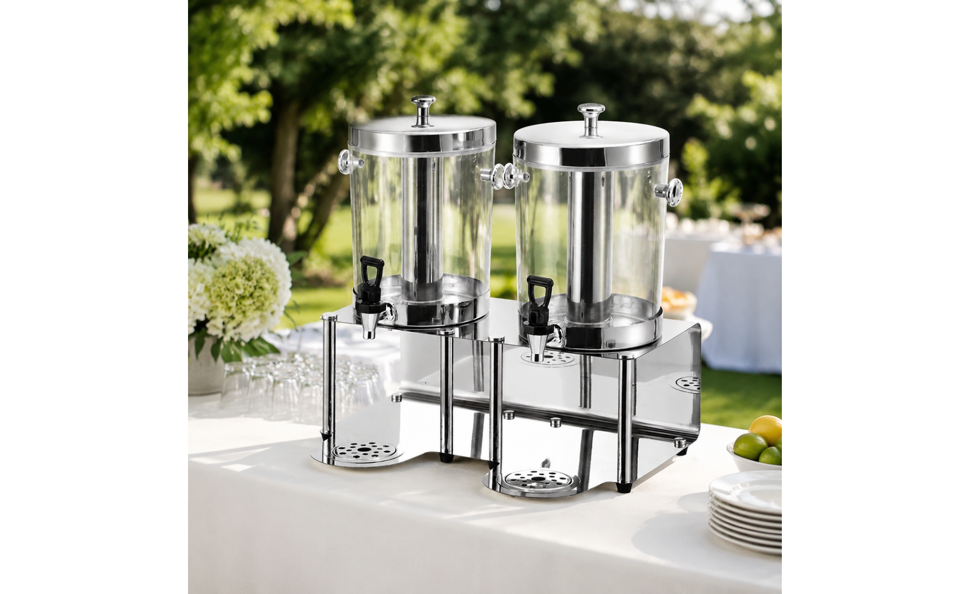 Stainless Steel Beverage Dispenser Commercial for Banquets, Weddings, Caterers