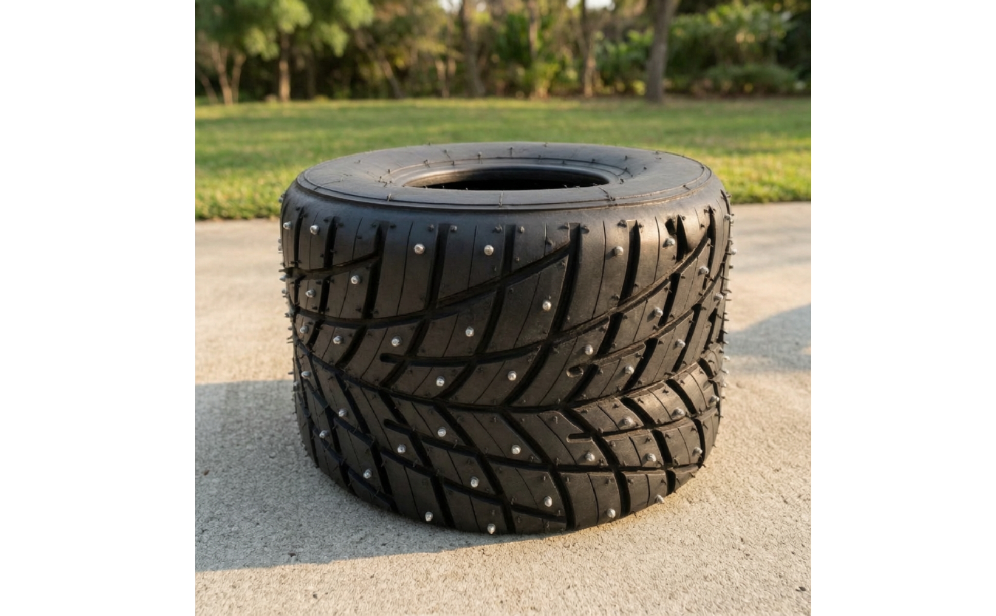 Snow Tire Anti-Slip Kart Snow Tire Directional Grip for Winter Karting