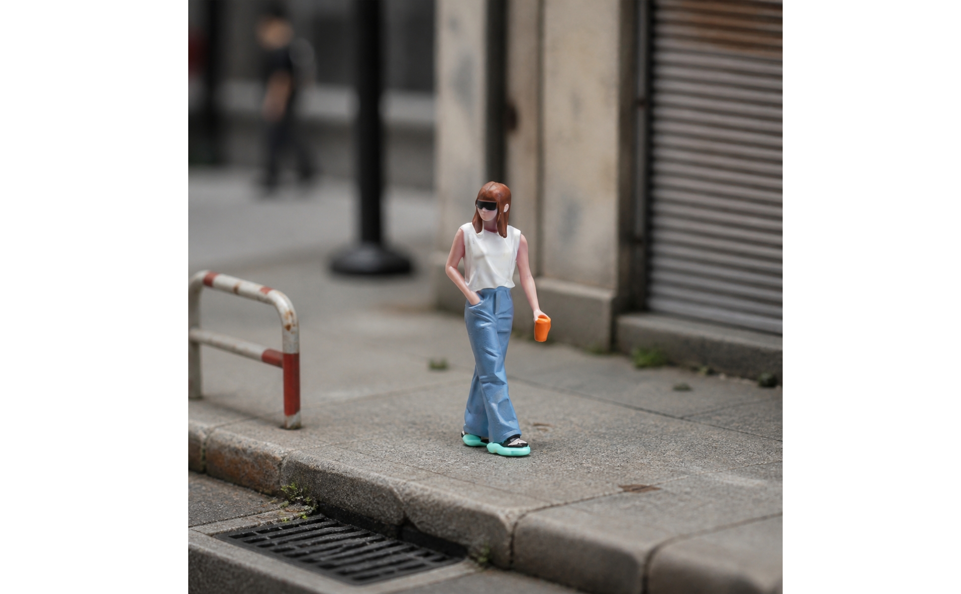 1/64 Scale Resin Miniature Figurines Semi-Handmade for Dioramas