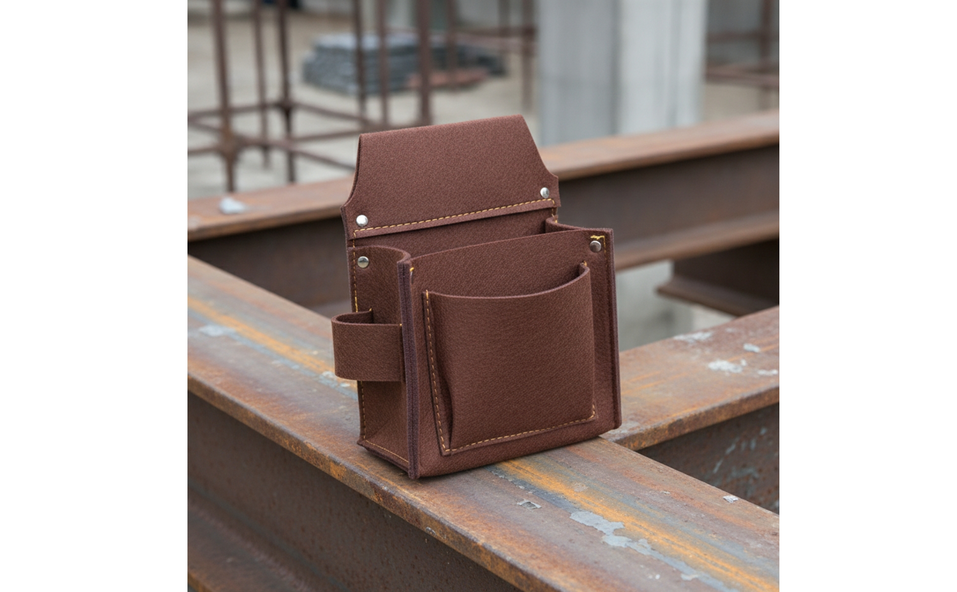 Thickened Tool Waist Pouch with Multiple Compartments Multi-Pocket for Builders