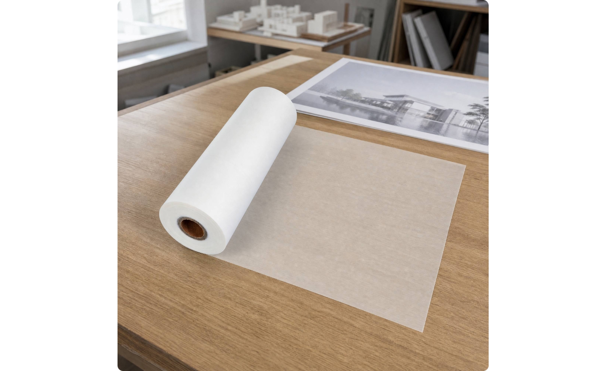 Biaxially-Oriented Polypropylene Pre-Coated Thermal Laminating Film 22 Cm Wide