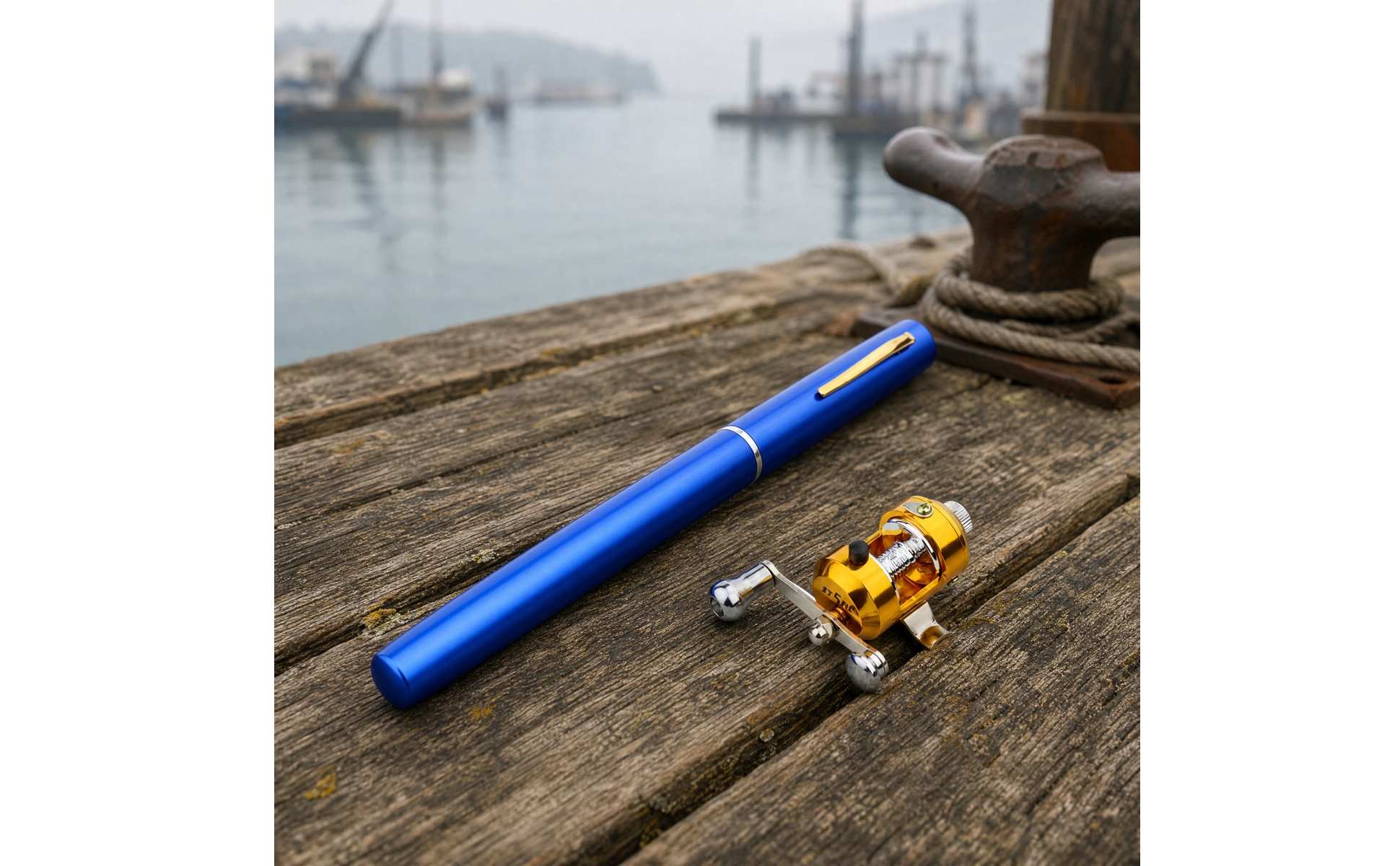 Canne à Pêche Télescopique Compact pour Stockage dans Véhicule, Pêcheurs Nomades
