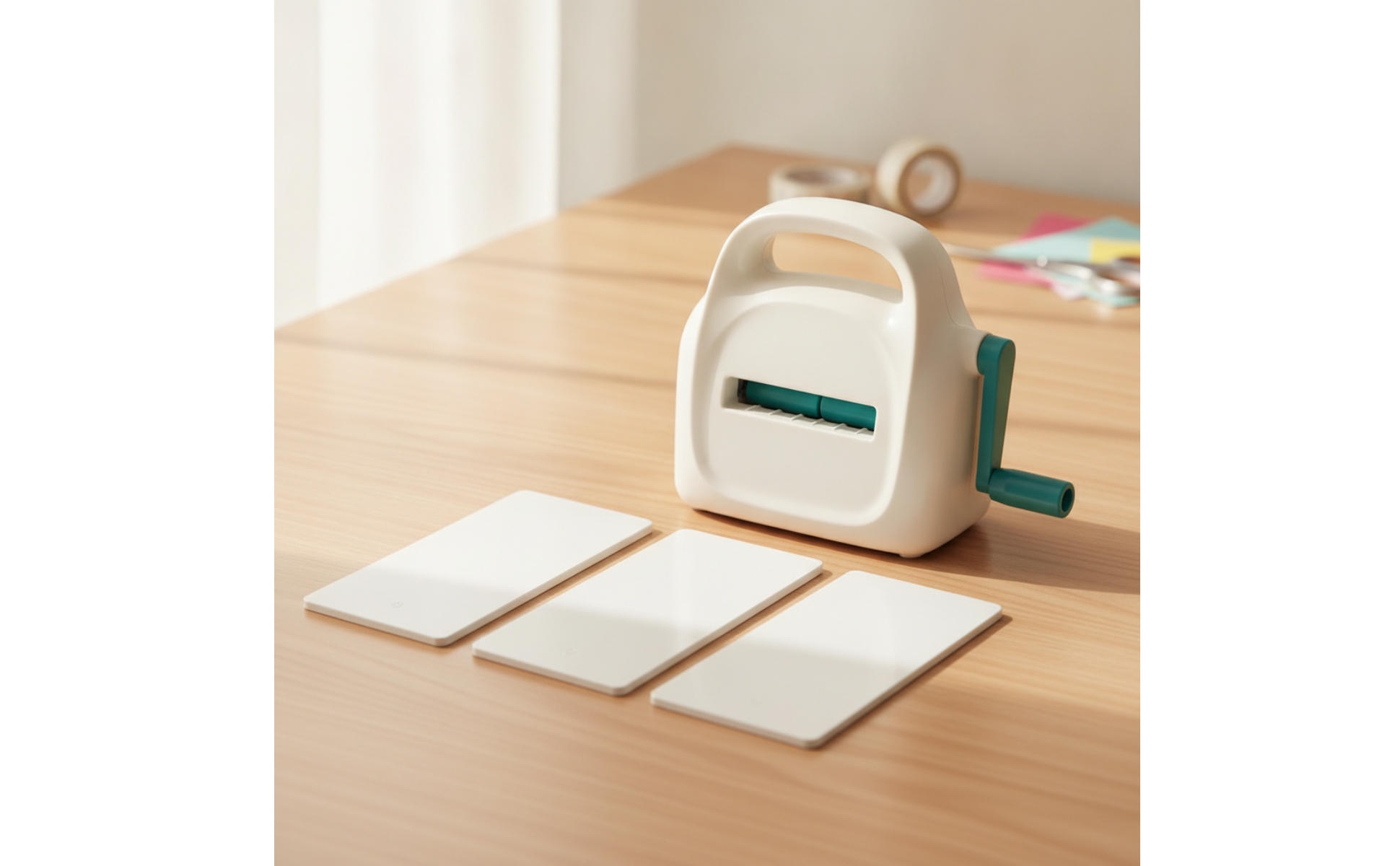 Manual Die and Embossing Machine Compact for Scrapbookers, DIY Hobbyists