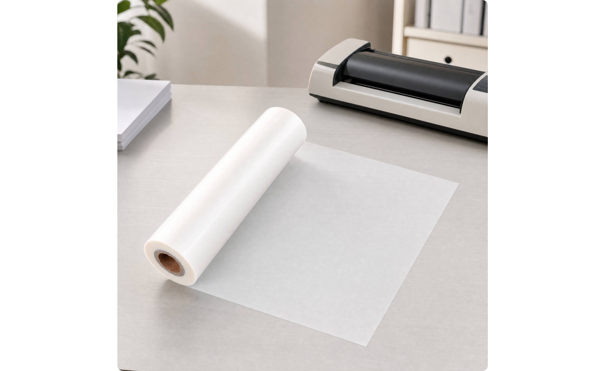 Biaxially-Oriented Polypropylene Pre-Coated Thermal Laminating Film 22 Cm Wide