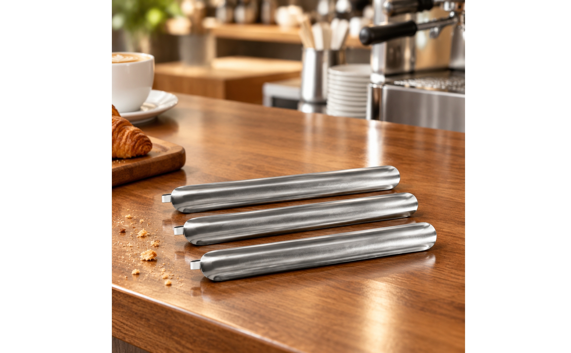 3 Pieces Stainless Steel Bread-Crumb Lightweight for Baking Prep, Bakers