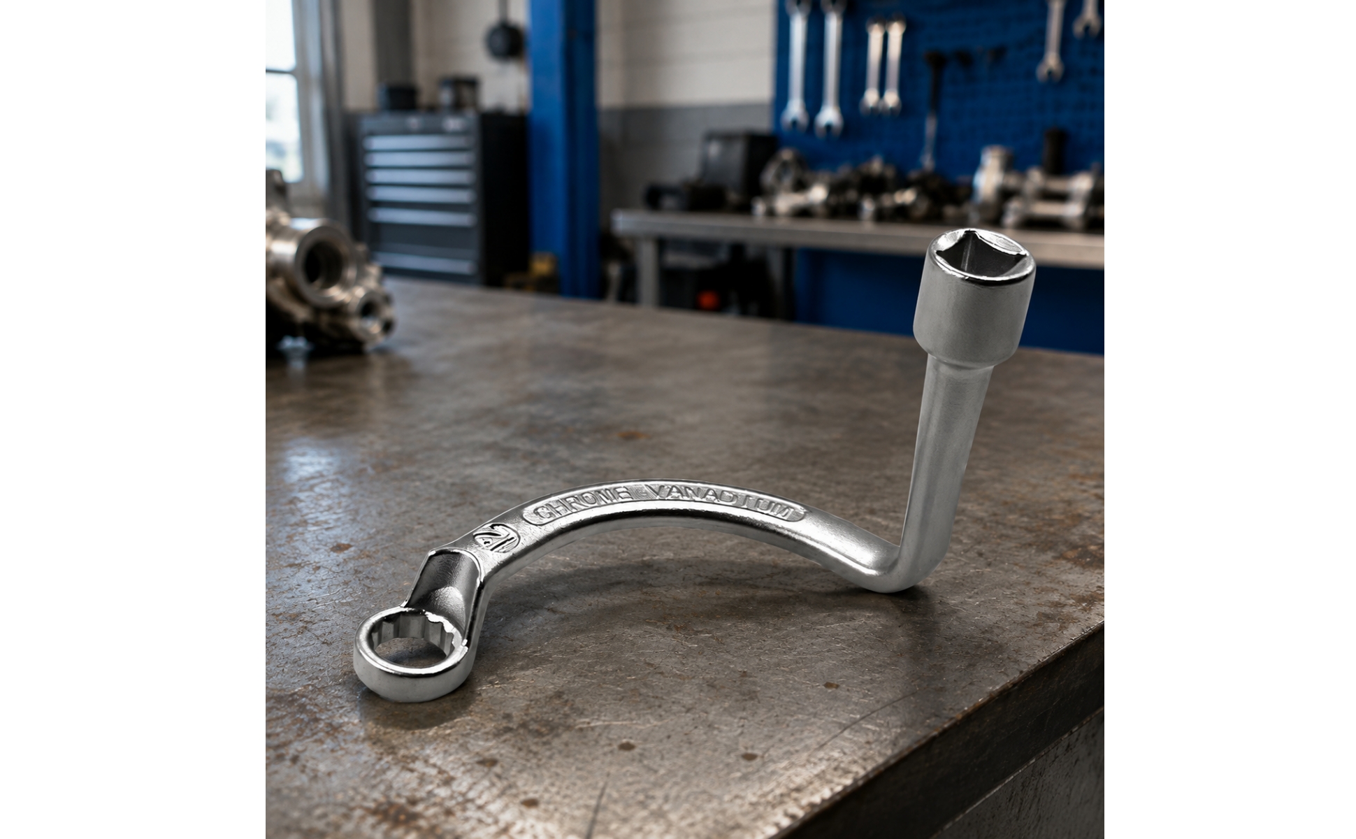 Turbocharger Wrench Chrome-Vanadium Finish for Workshop, Automotive Technicians