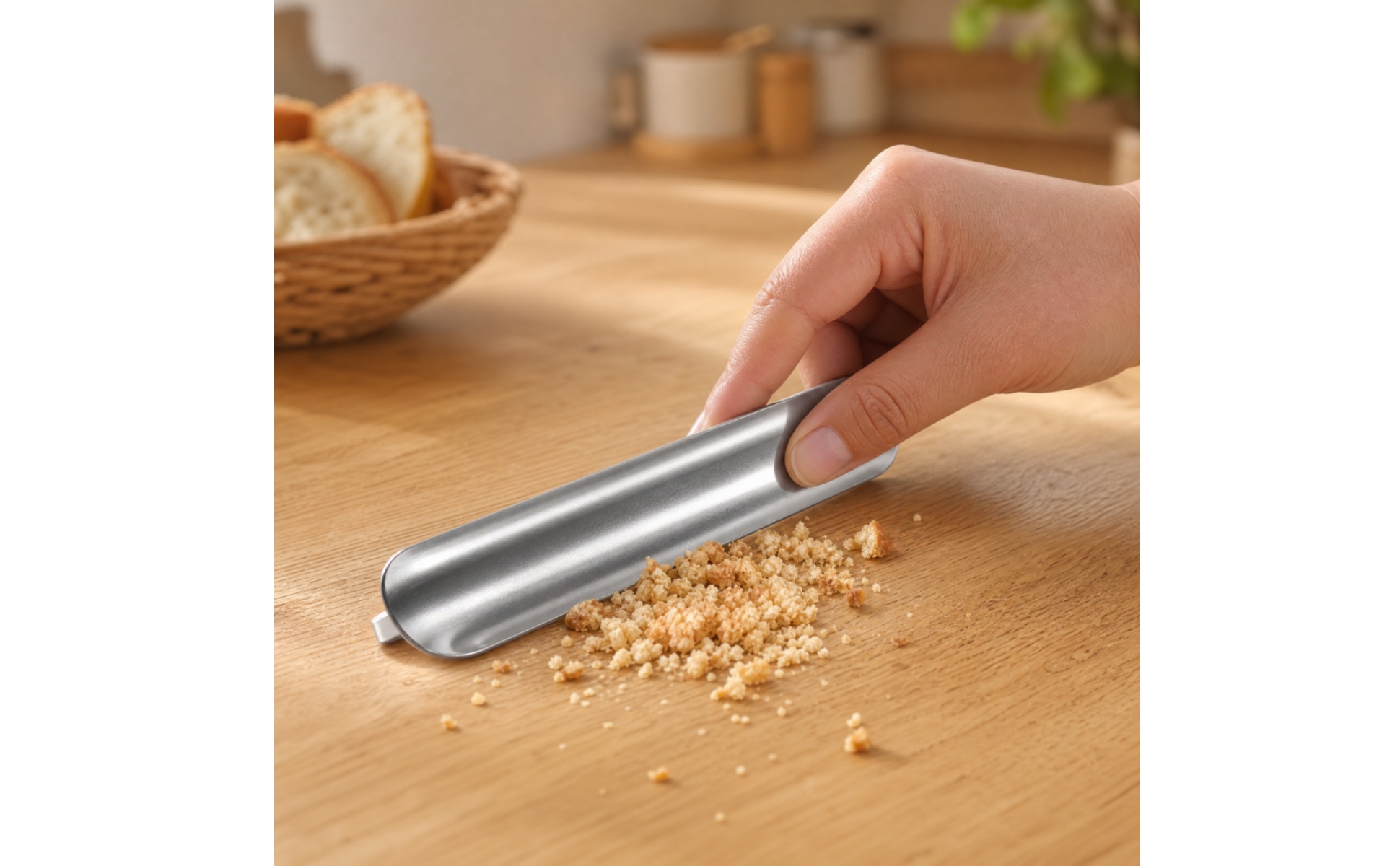 3 Pieces Stainless Steel Bread-Crumb Lightweight for Baking Prep, Bakers