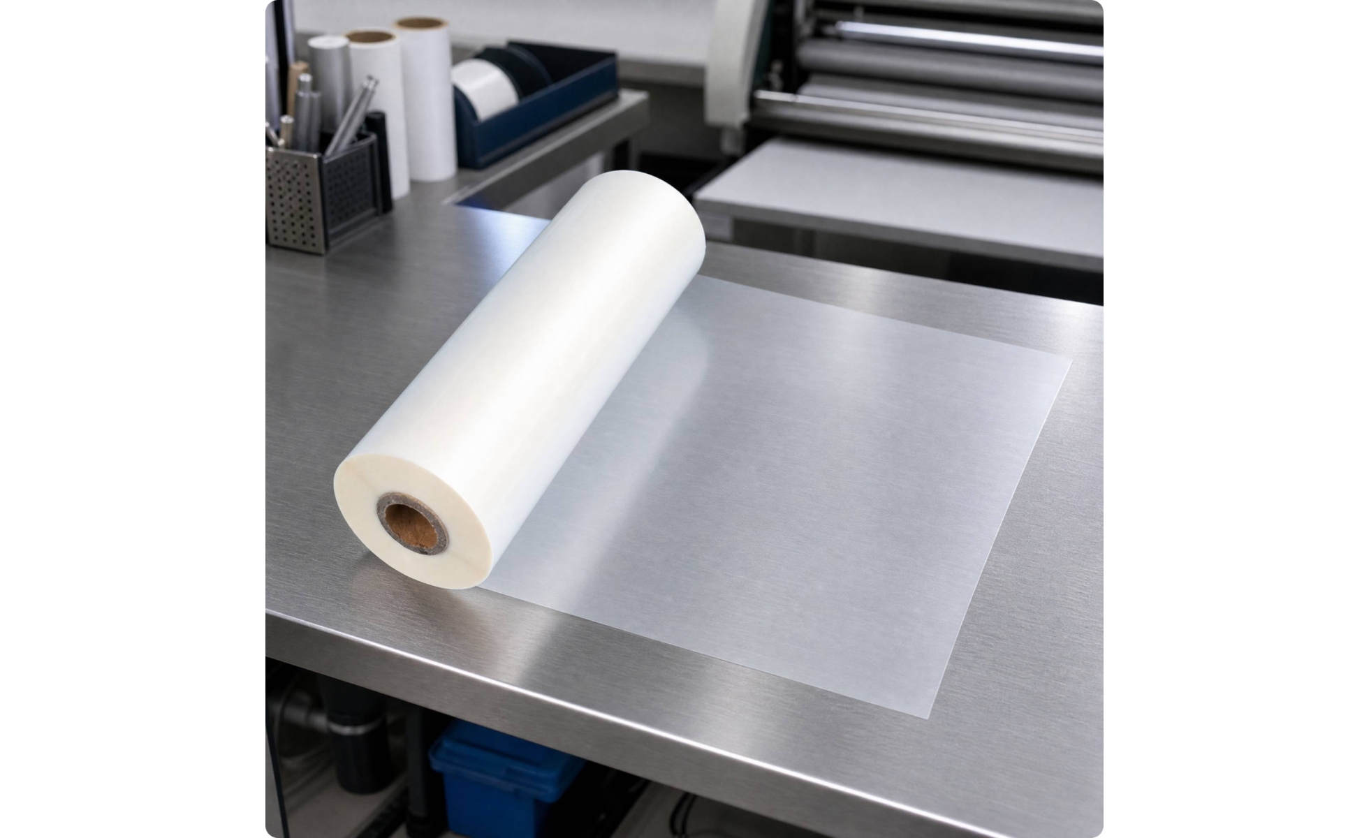 Biaxially-Oriented Polypropylene Pre-Coated Thermal Laminating Film 22 Cm Wide