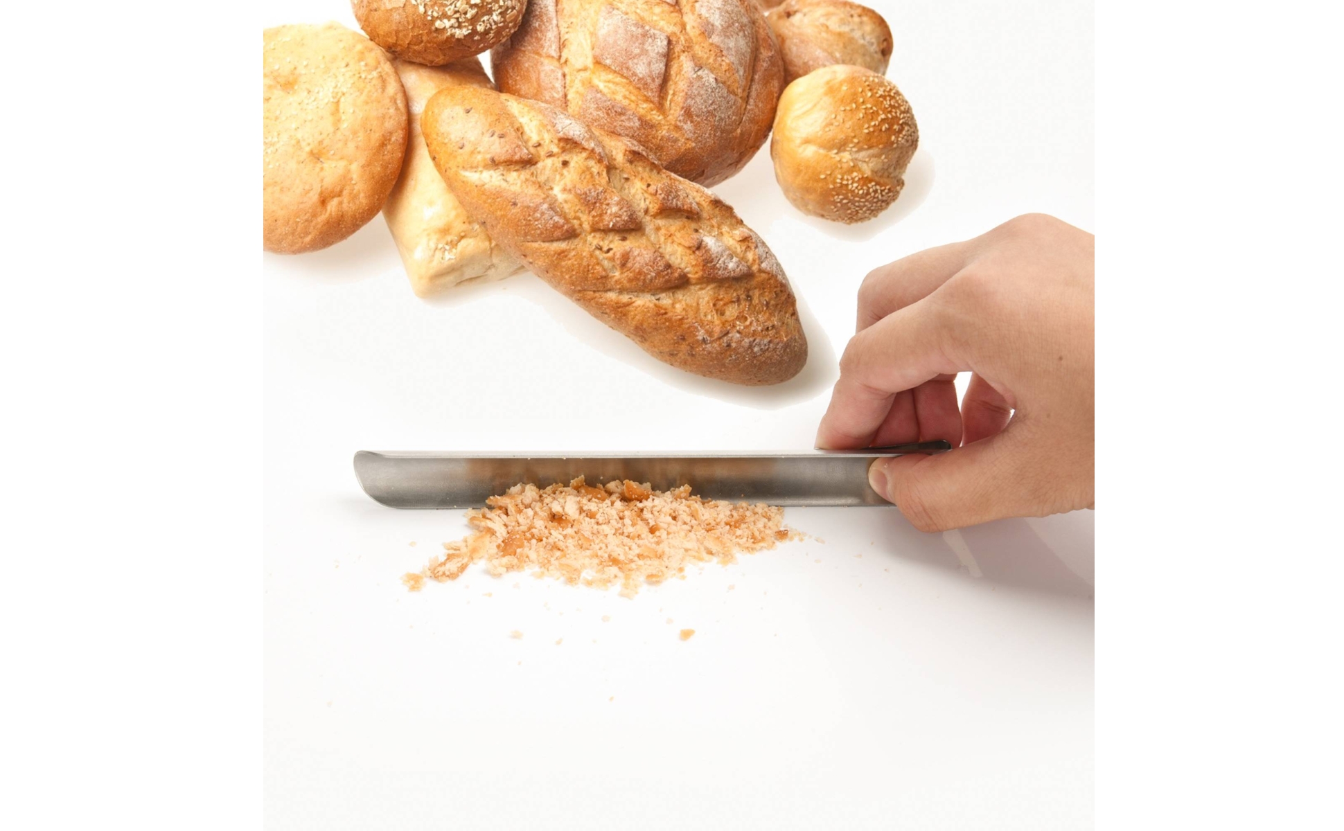 3 Pieces Stainless Steel Bread-Crumb Lightweight for Baking Prep, Bakers