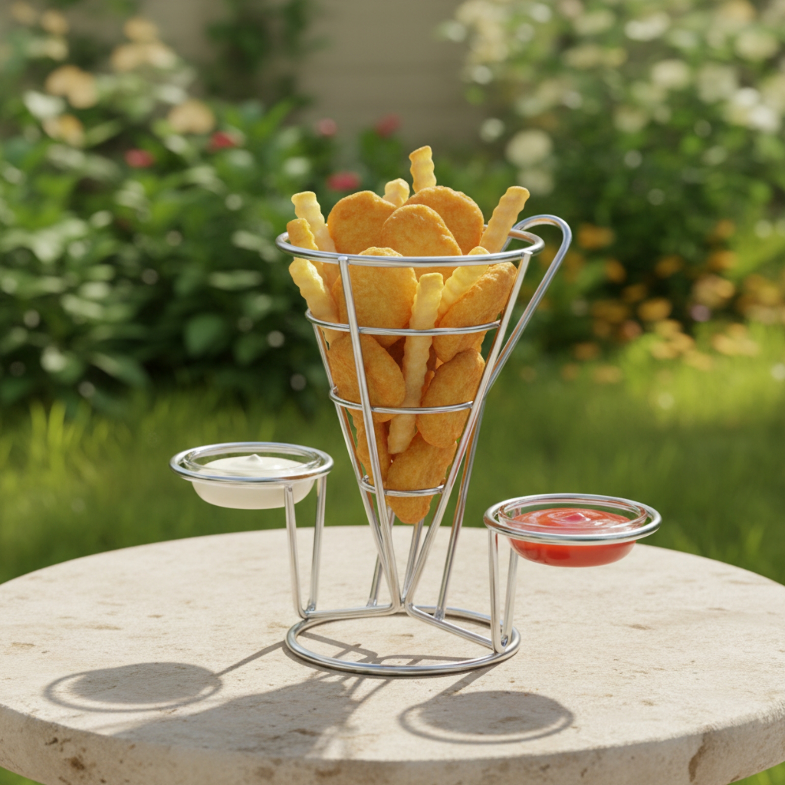 3 Pieces Stainless Steel Food Serving Rack Heat-Resistant for Cafés ...