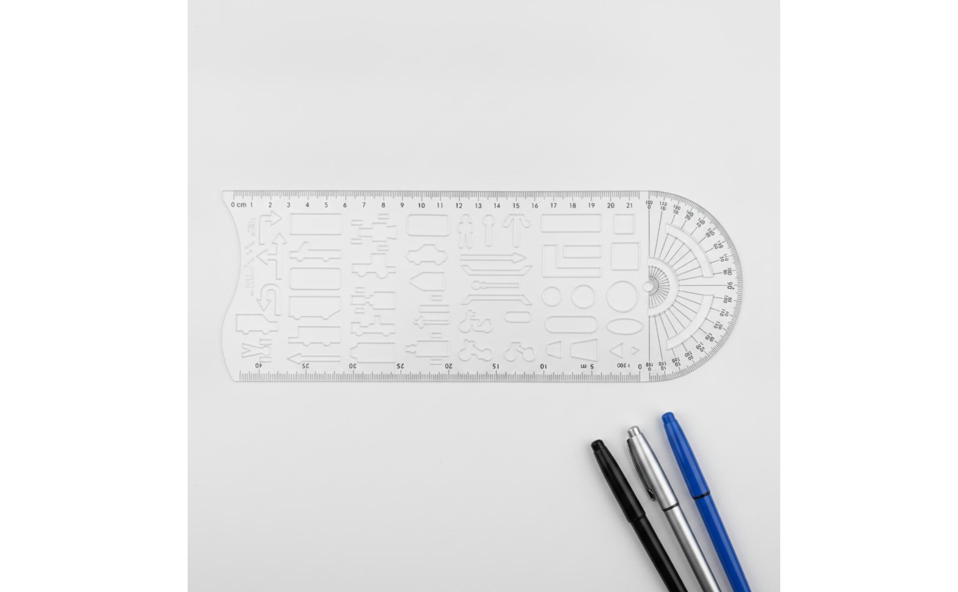 Traffic Template 28 Cm Traffic Accident Drawing Template Ruler White