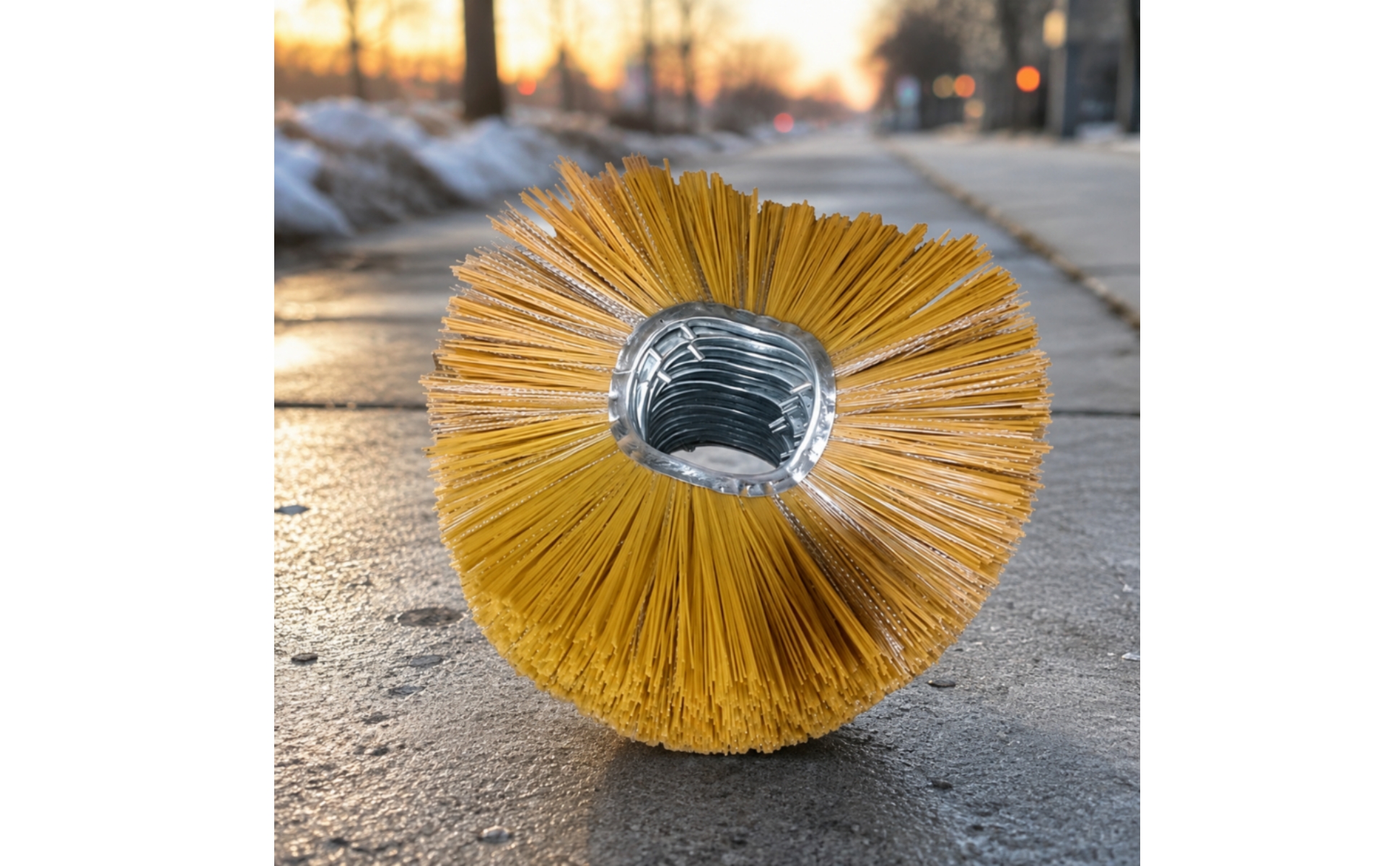 Snow Sweeper Part Dense Bristles Circular Snow Sweeper Brush