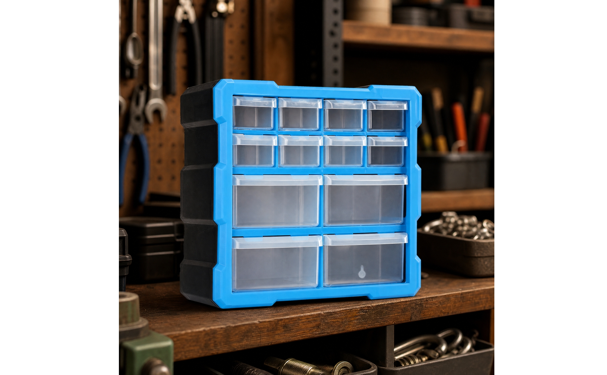 Plastic Parts Organizer Cabinet Multipurpose for Household Projects, Hobby Area