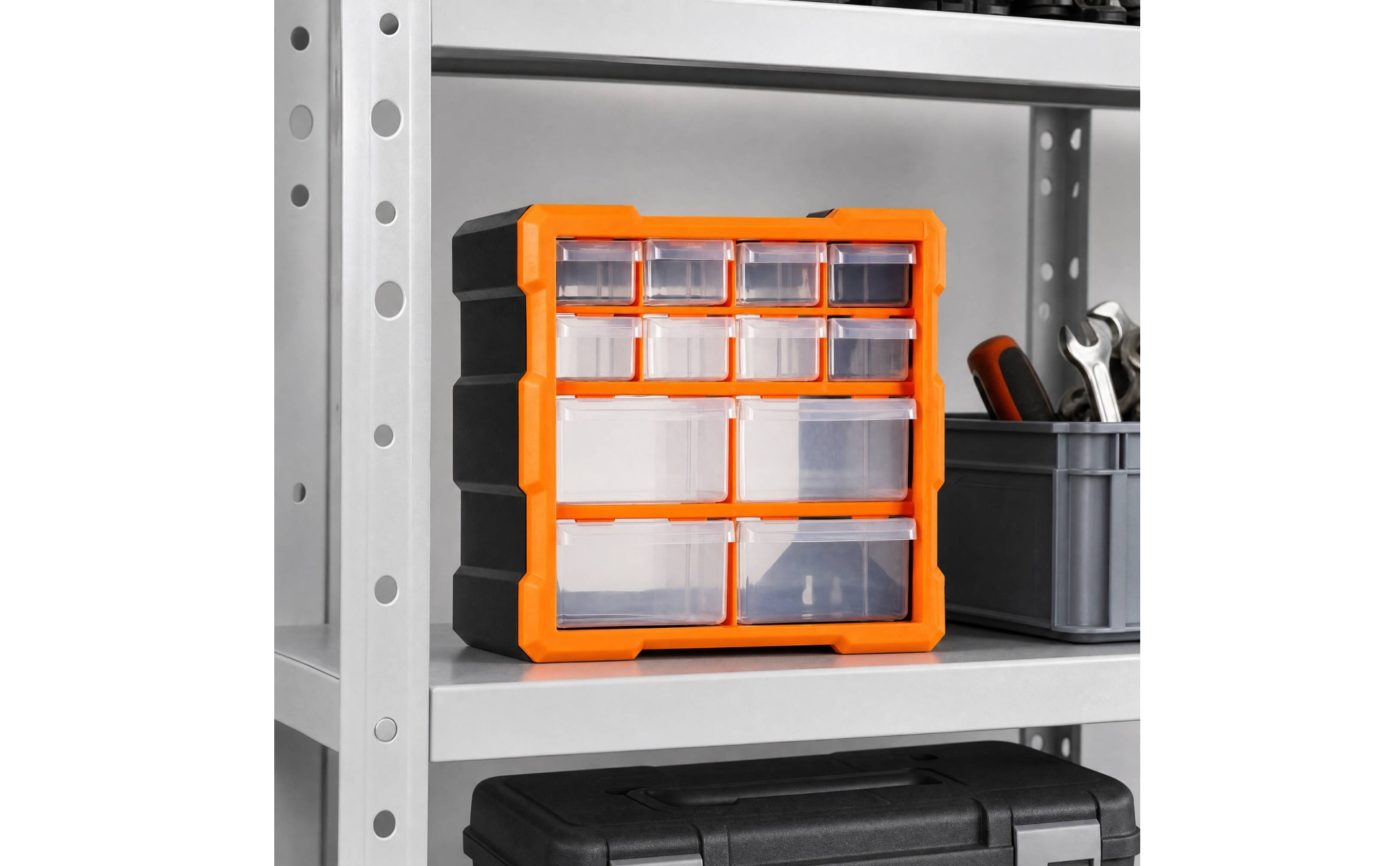 Plastic Parts Organizer Cabinet Multipurpose for Household Projects, Hobby Area