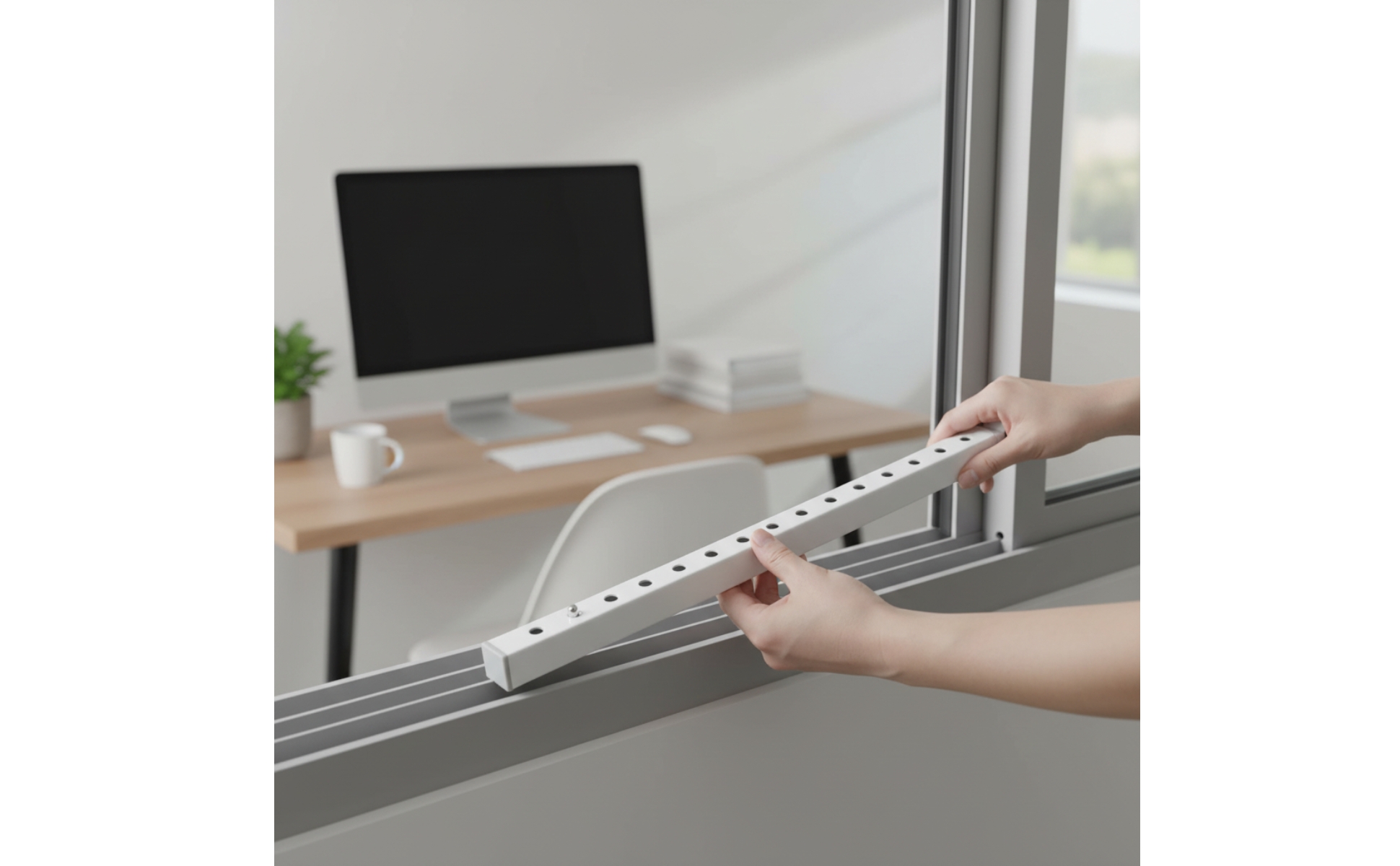 Carbon Steel Window Security Bar Tool-Complimentary Telescoping Window Safety