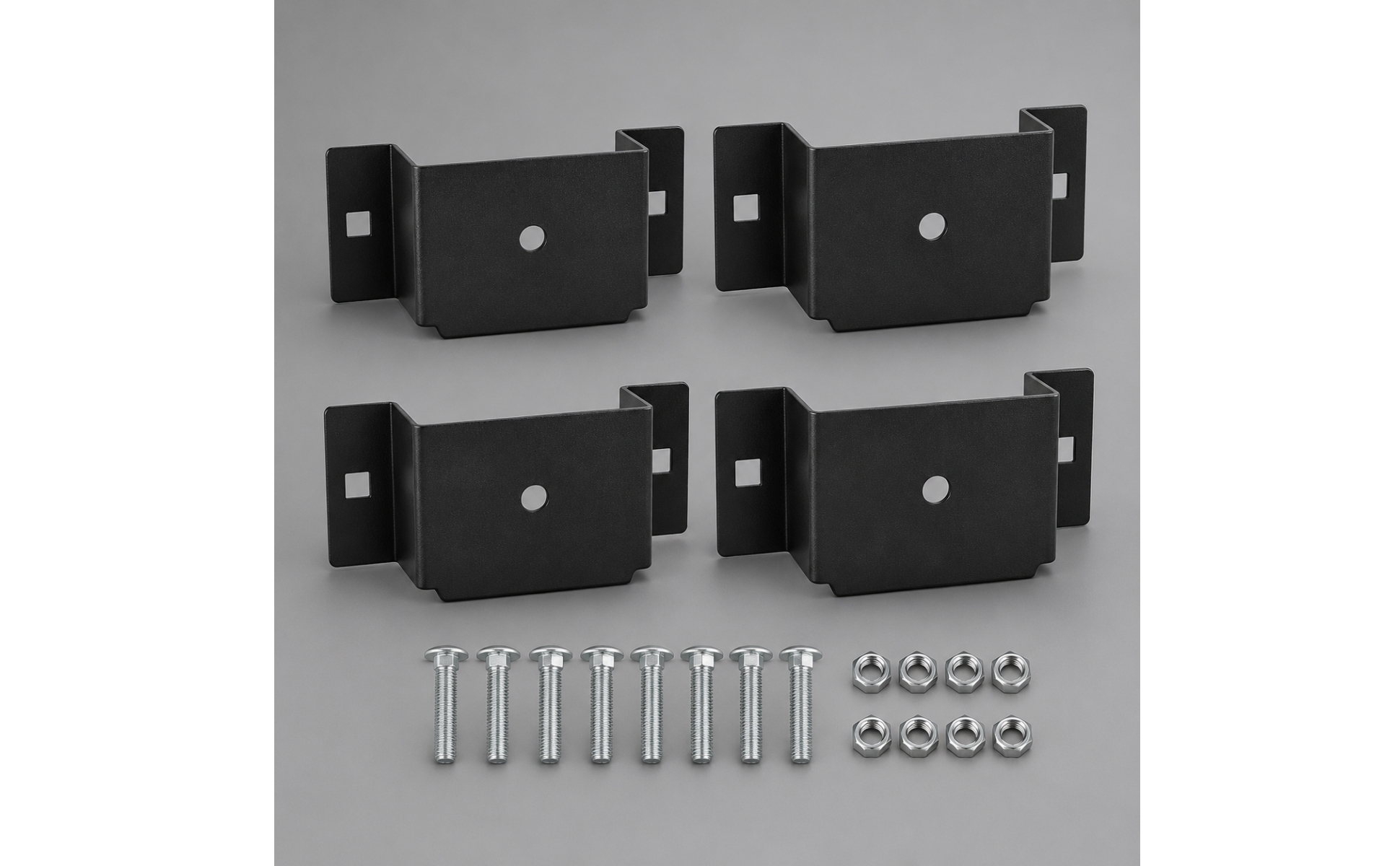 4 Pieces Trailer Stake Holder Bracket Pre-Drilled for Flatbed Trailers, Hauling