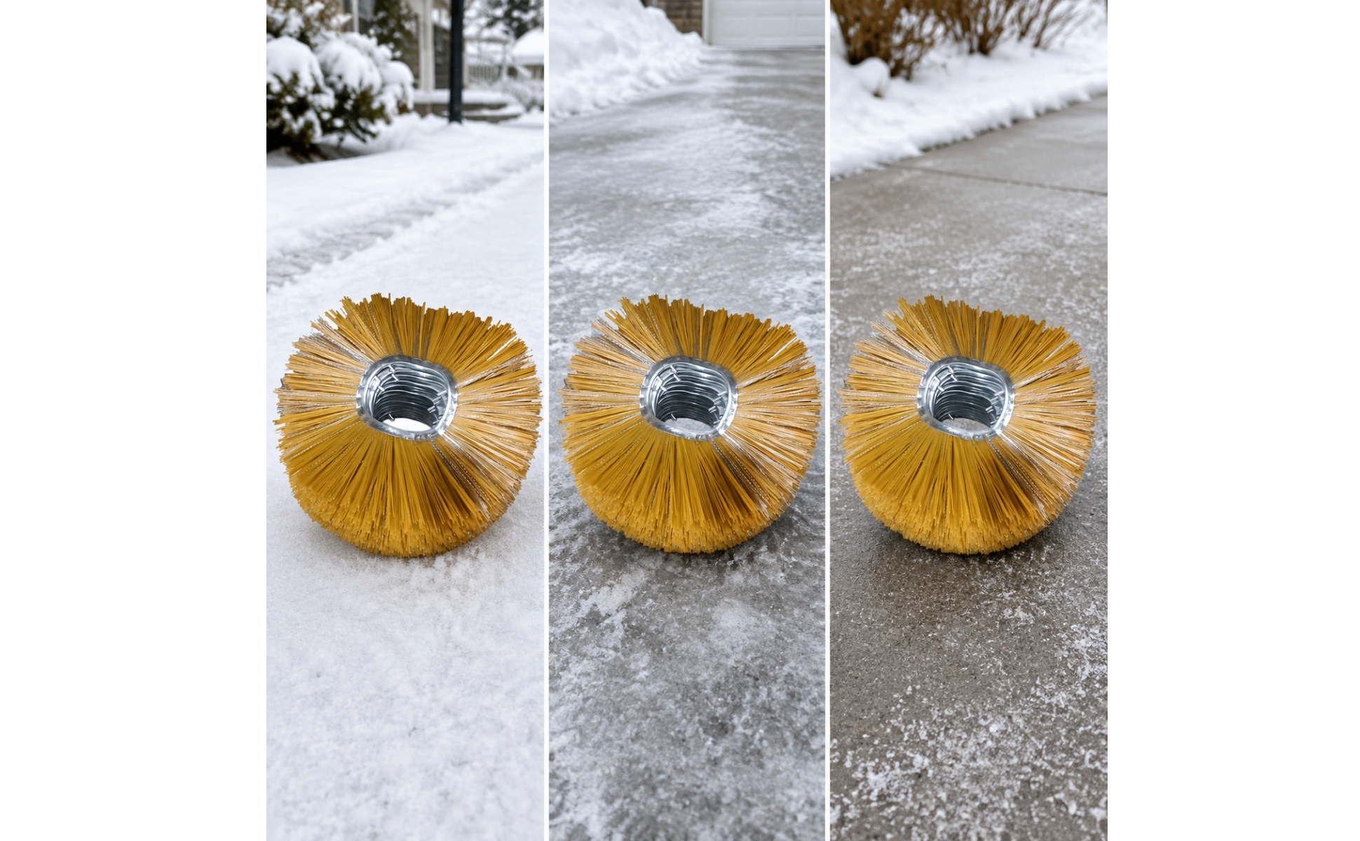 Snow Sweeper Part Dense Bristles Circular Snow Sweeper Brush