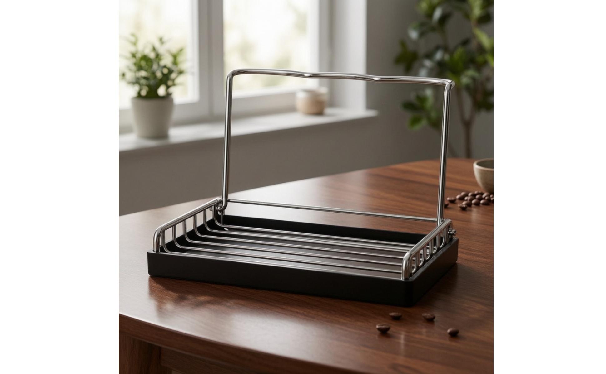 Desktop Cup Draining and Storage Rack Rust-Resistant for Kitchen, Coffee Station