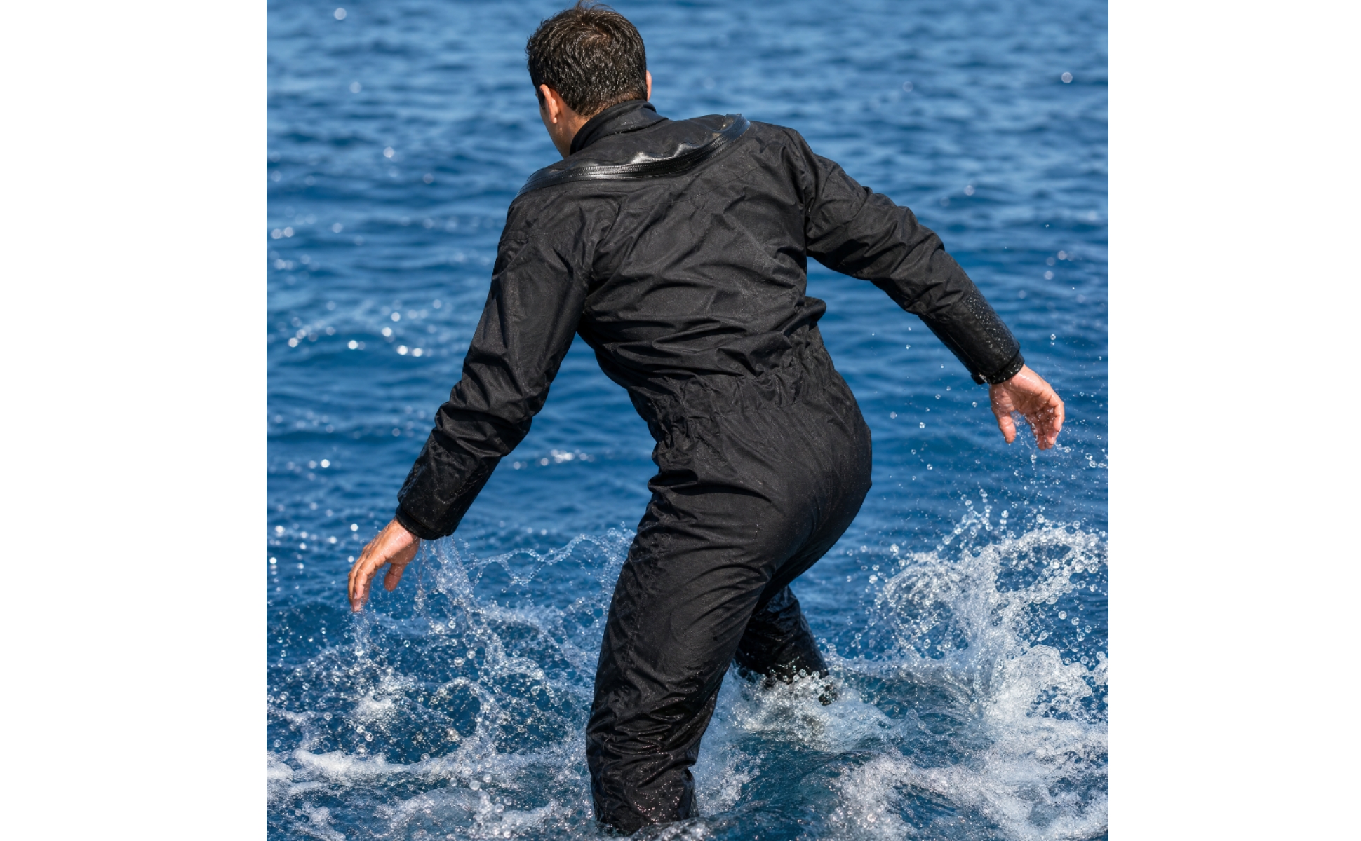 Tuta da Immersione Asciutta a Corpo Intero per Vela, Rafting, Uomini, Subacquei