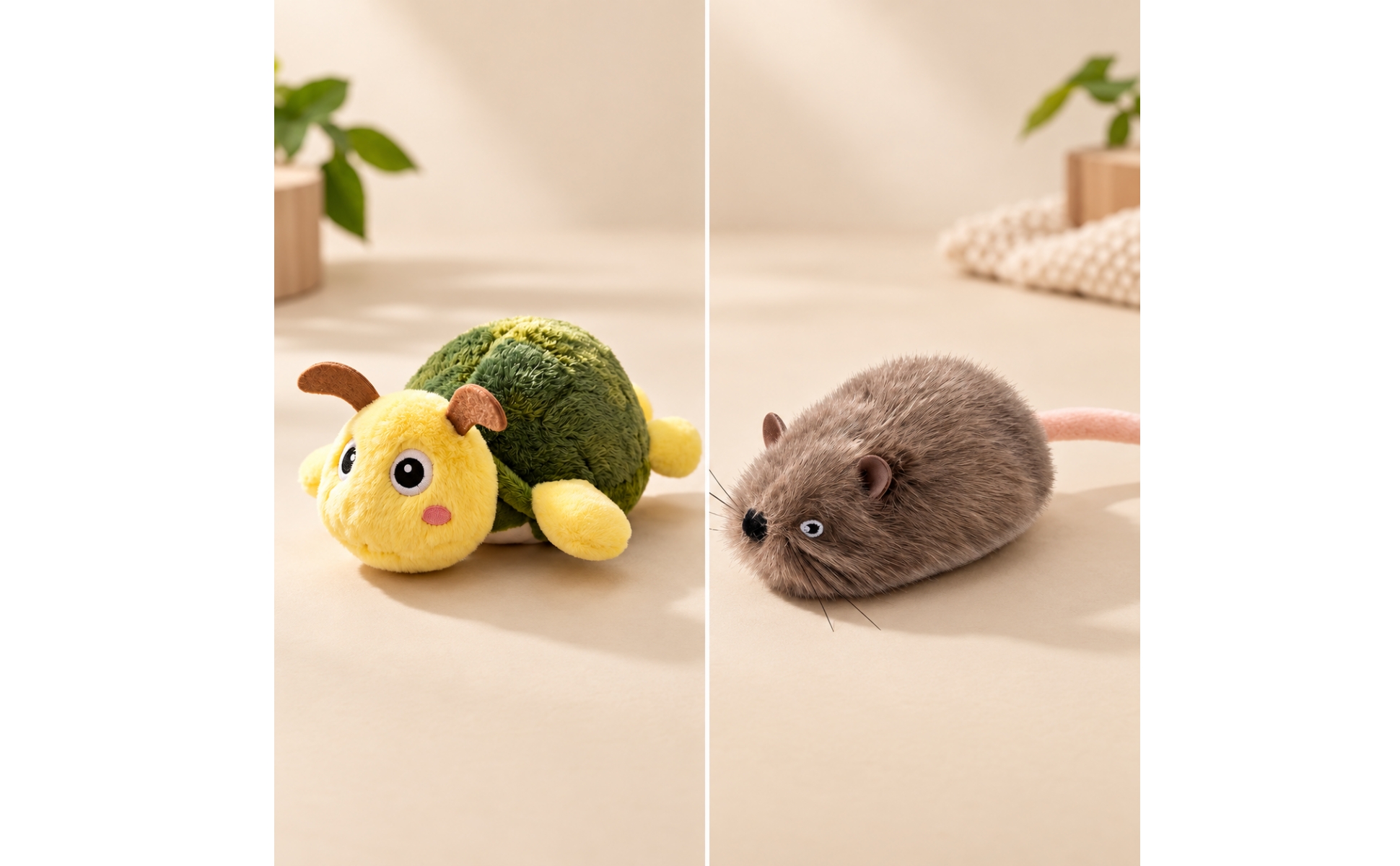 Electronic Soft Toy Pet Toy Interactive Active Moving Pet Soft Toy Toy Automatic