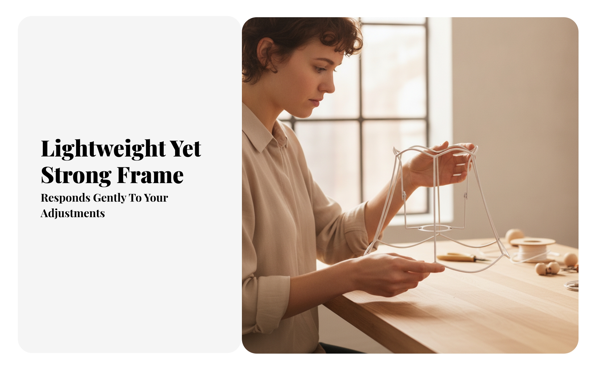 Lampshade Frame DIY Lamp Shade Loop Frame Versatile for Table Lamps, Crafters