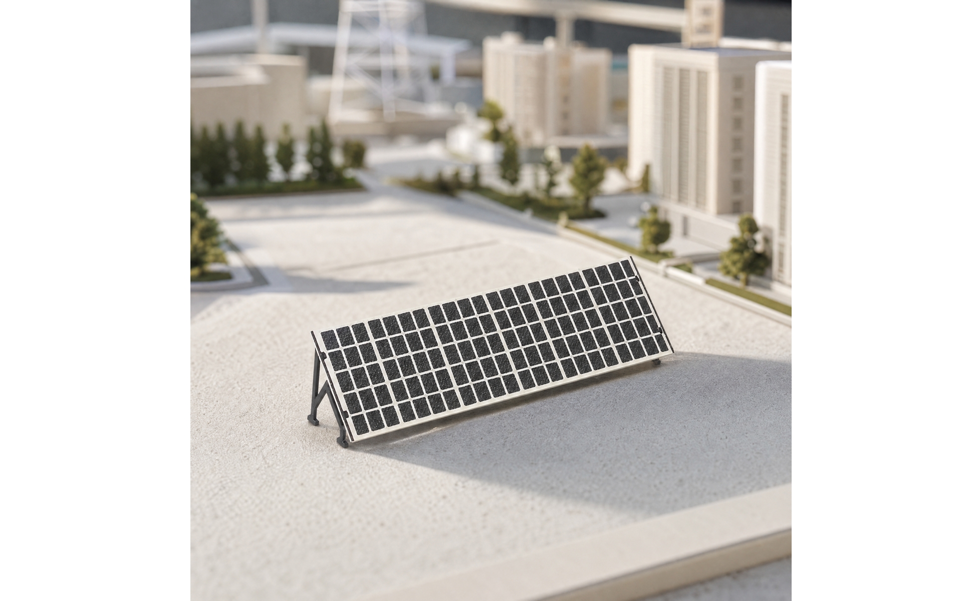 Pannello Fotovoltaico in Miniatura da Assemblare Modellino di Pannello Solare