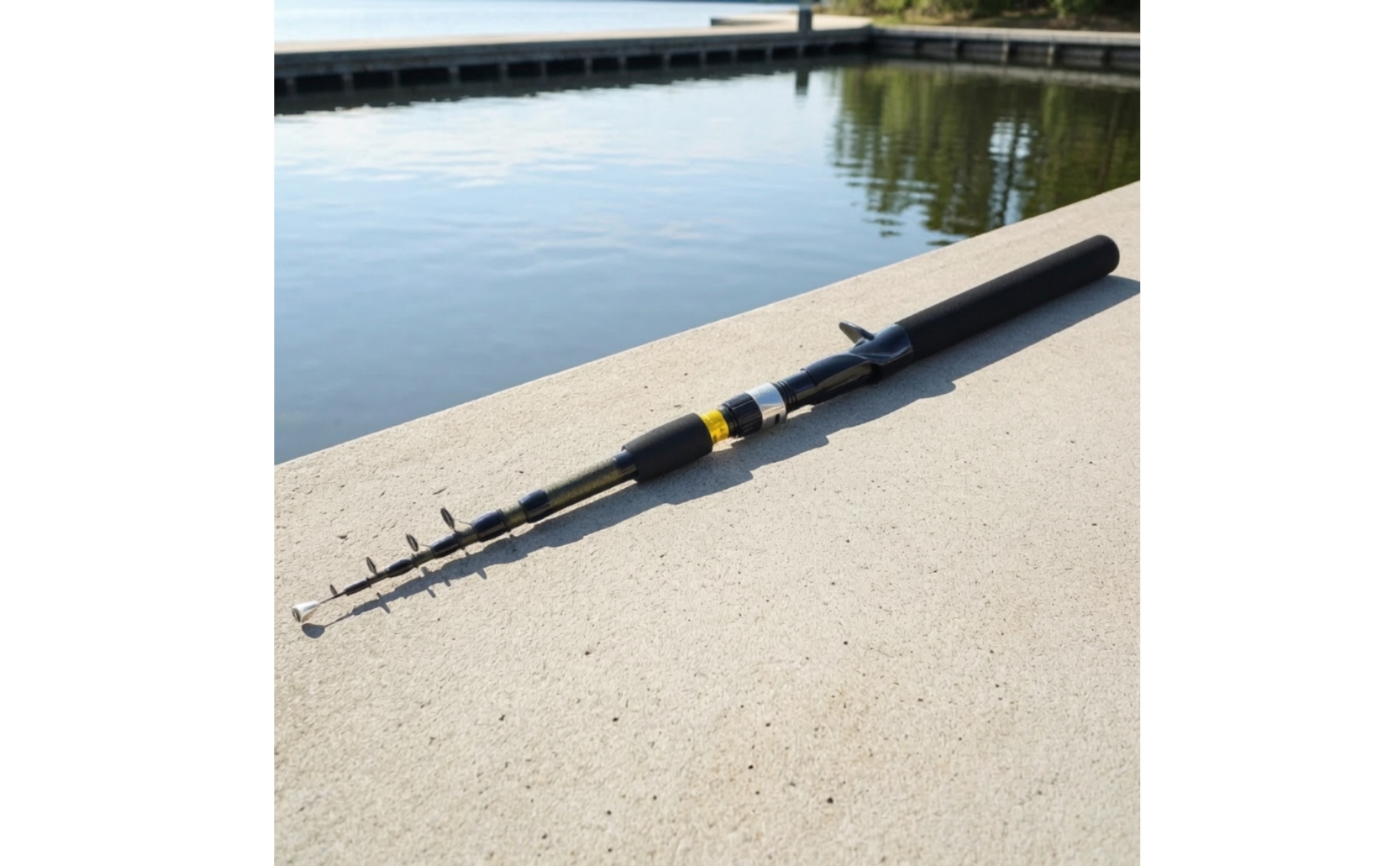 Fishing Rod Portable Carbon-Fiber Telescopic Sea Fishing Rod Hard-Action M-Fast