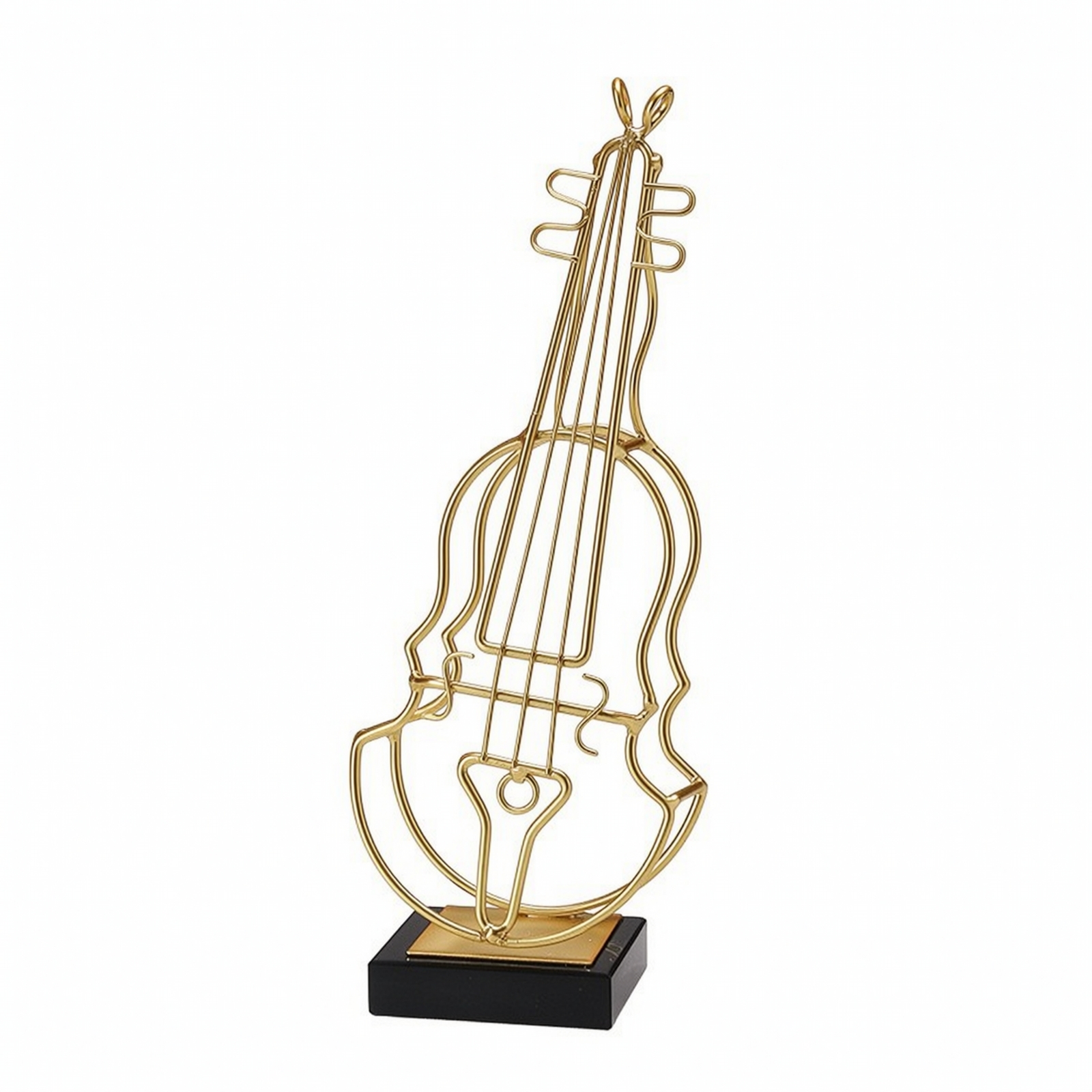 Cello-Shaped Decorative Ornament Lightweight Musical Instrument Decor Sturdy