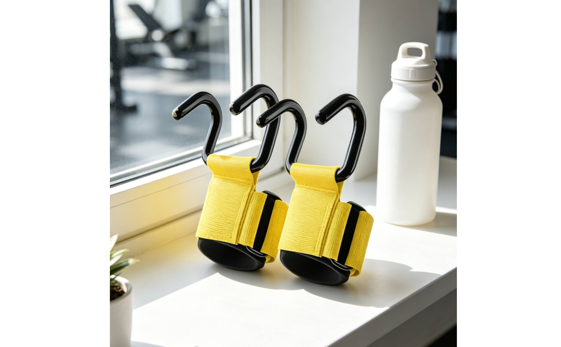 Wrist Hooks Reinforced Wrist-Assist Pull-up Hook Non-Slip for Barbell Exercises