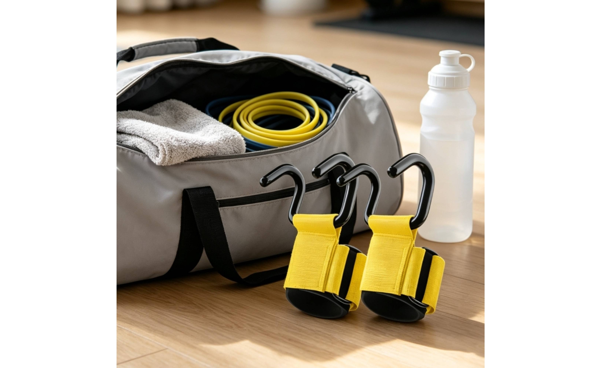 Wrist Hooks Reinforced Wrist-Assist Pull-up Hook Non-Slip for Barbell Exercises
