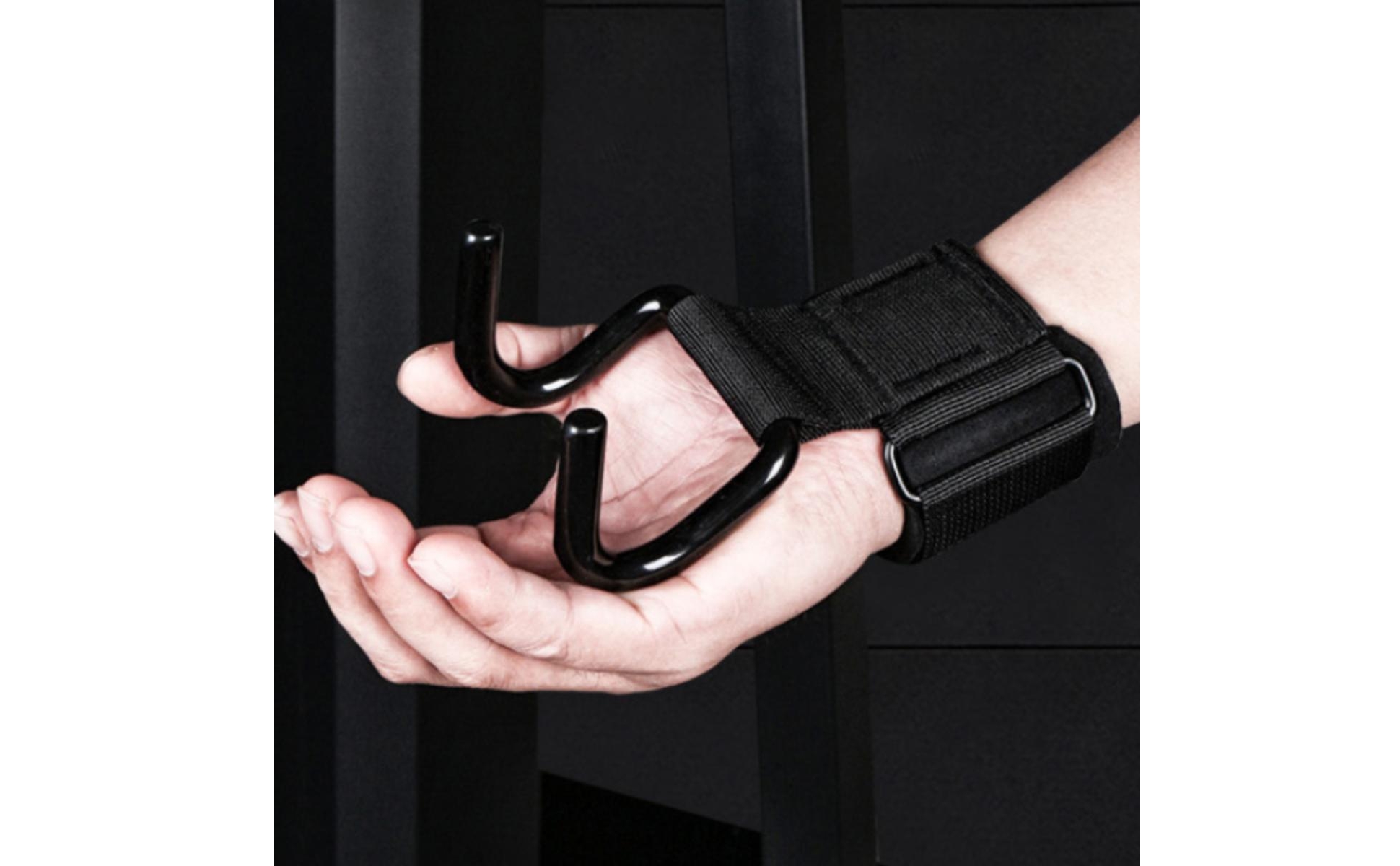 Wrist Hooks Reinforced Wrist-Assist Pull-up Hook Non-Slip for Barbell Exercises
