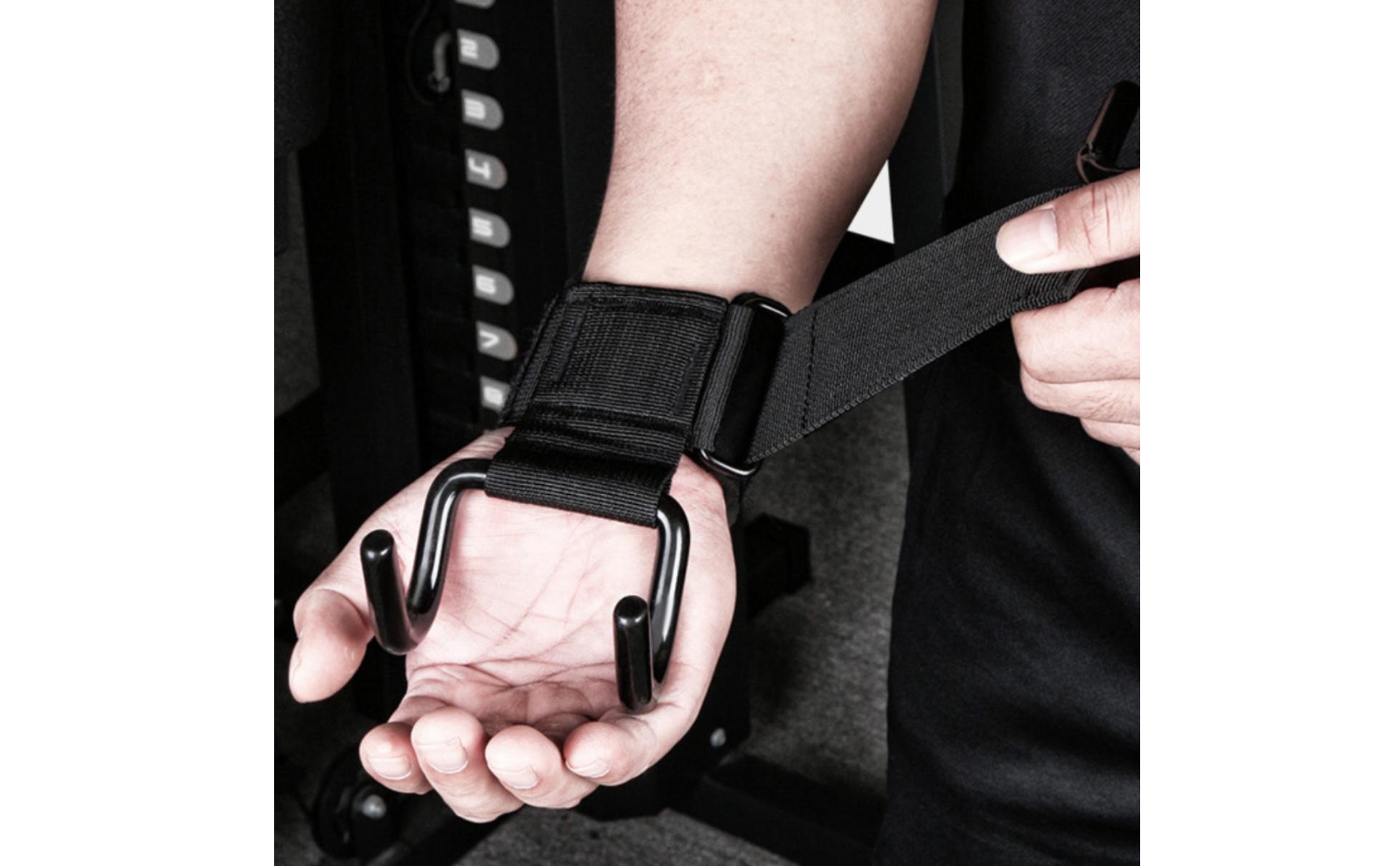 Wrist Hooks Reinforced Wrist-Assist Pull-up Hook Non-Slip for Barbell Exercises
