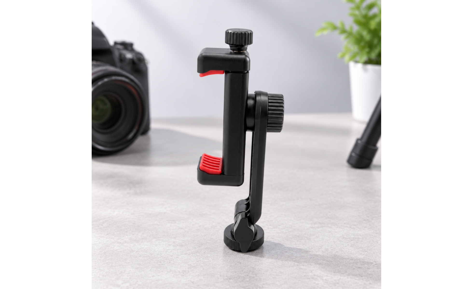 Rotating Hot-Shoe Smartphone Holder Non-Slip for Content Creators, Livestreamers