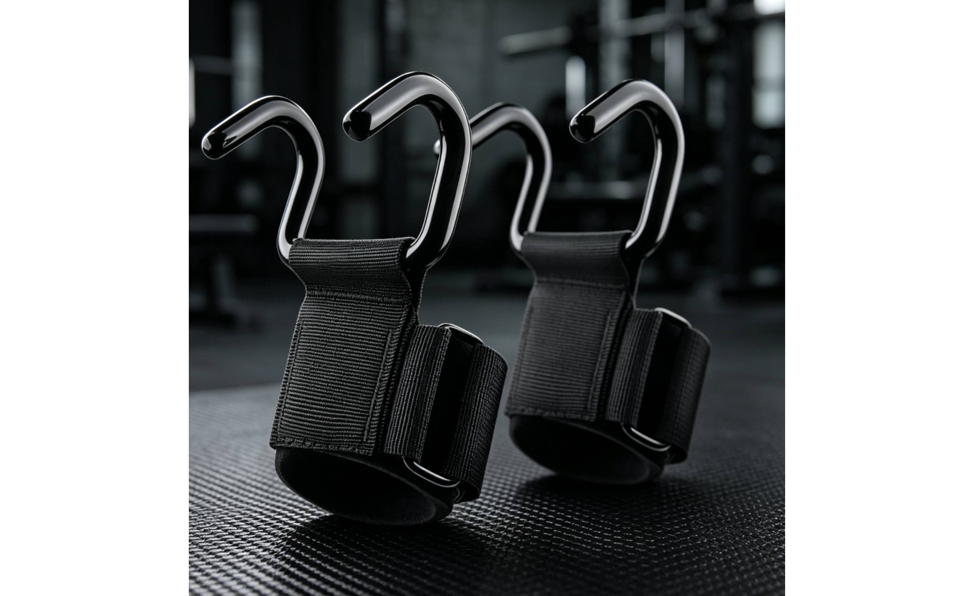 Wrist Hooks Reinforced Wrist-Assist Pull-up Hook Non-Slip for Barbell Exercises