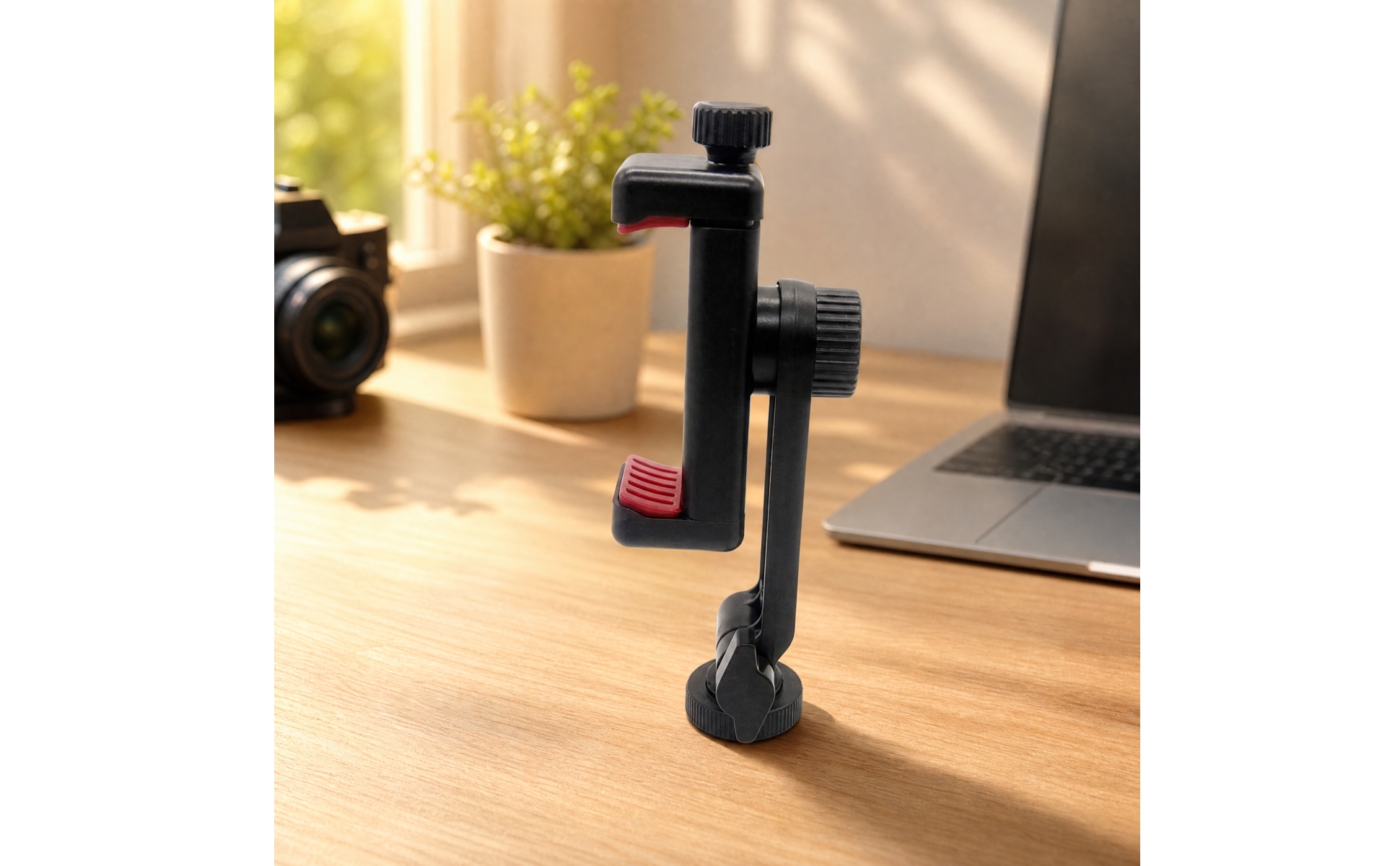 Rotating Hot-Shoe Smartphone Holder Non-Slip for Content Creators, Livestreamers