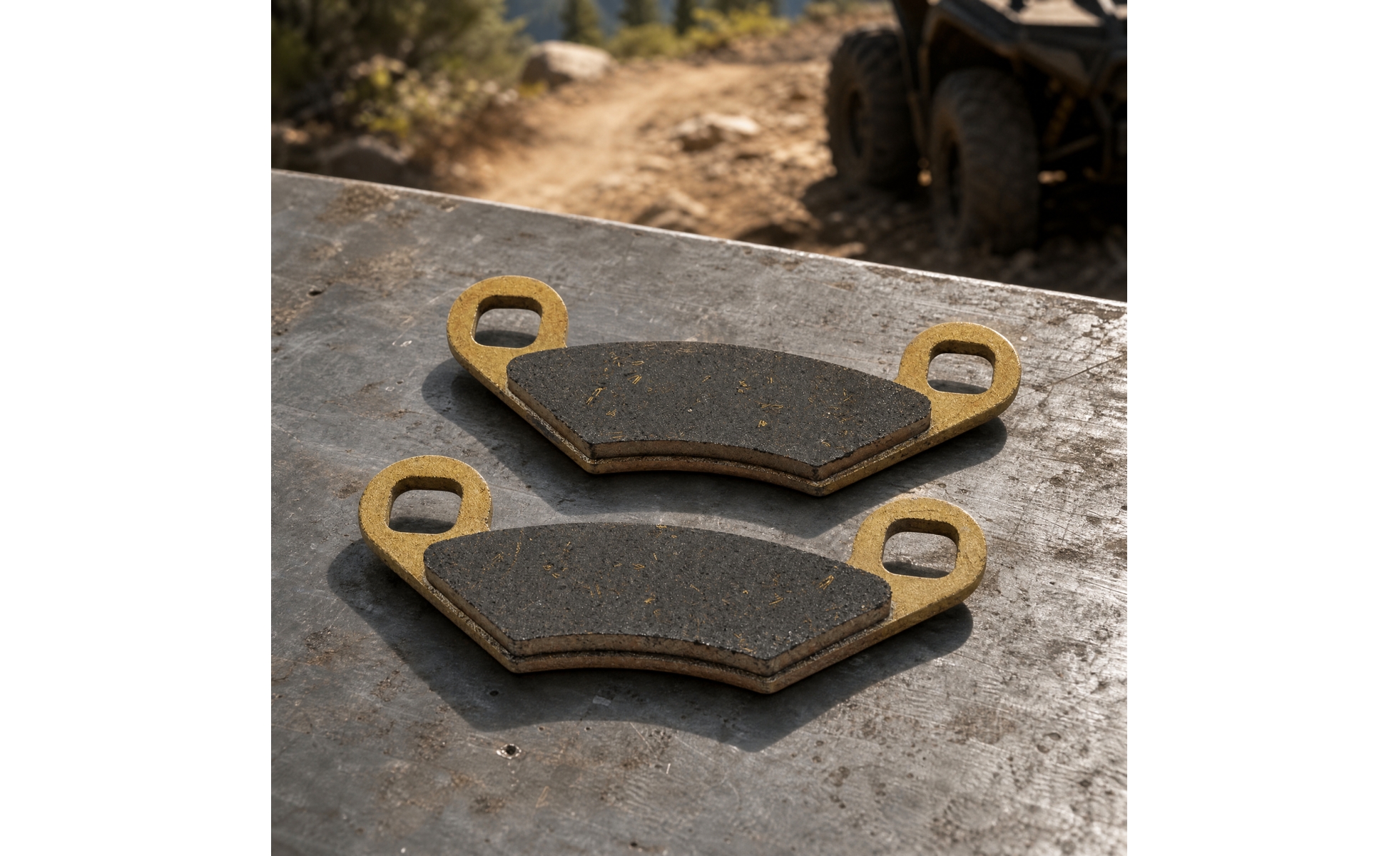 2 Pieces Off-Road Vehicle 500 Brake Pad Replacement for Vehicle Servicing