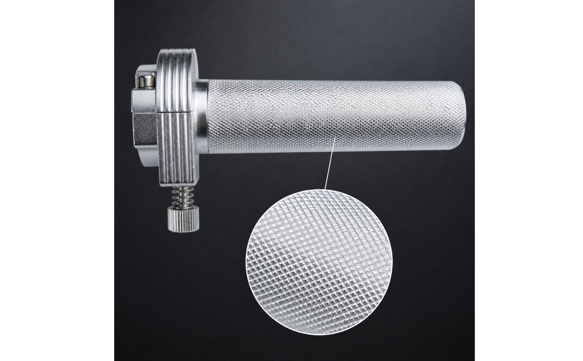 Knurled Motorcycle Throttle Assembly Long-Lasting