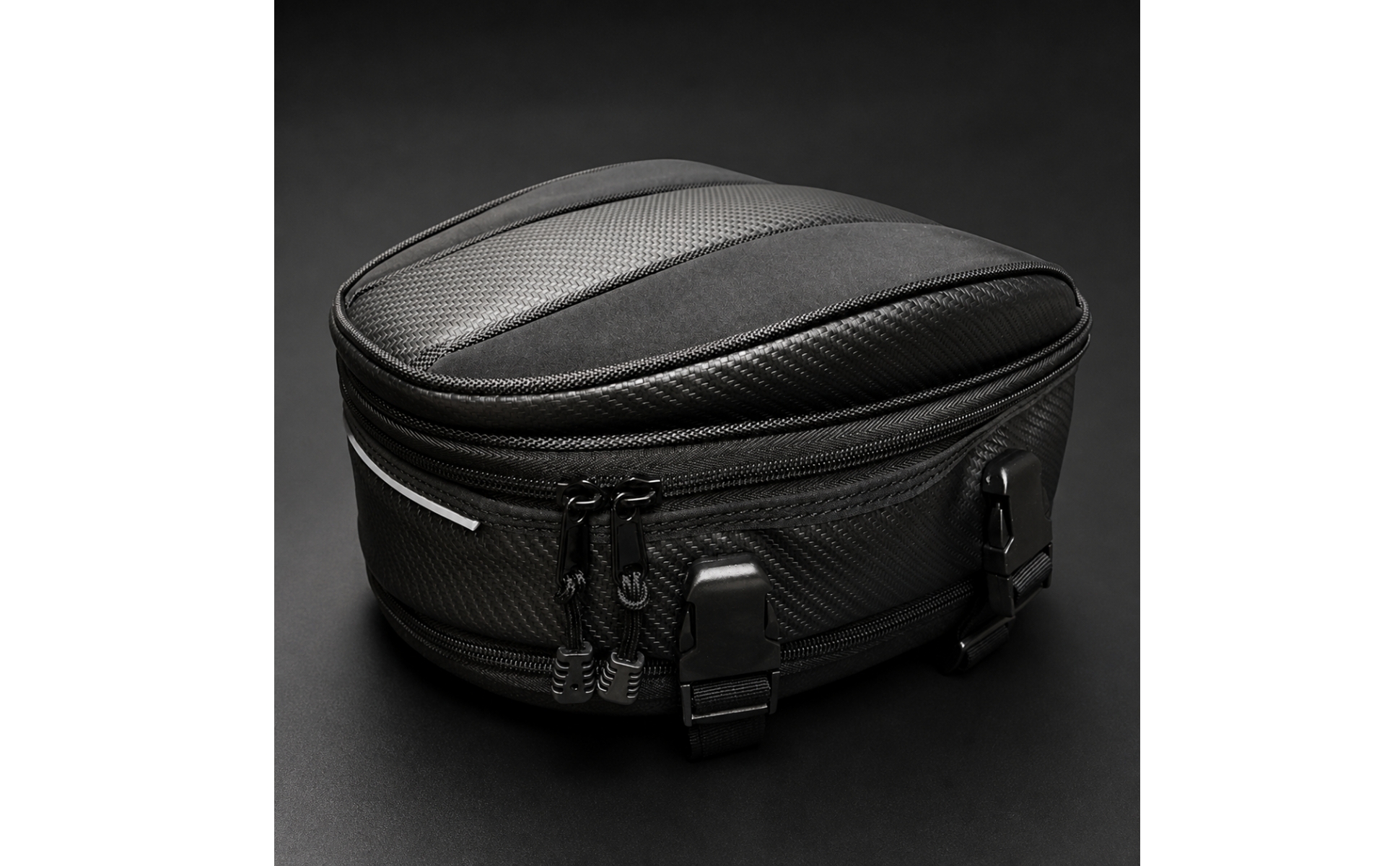 Expandable Motorcycle Tail Bag Reflective for Touring Riders, Commuters