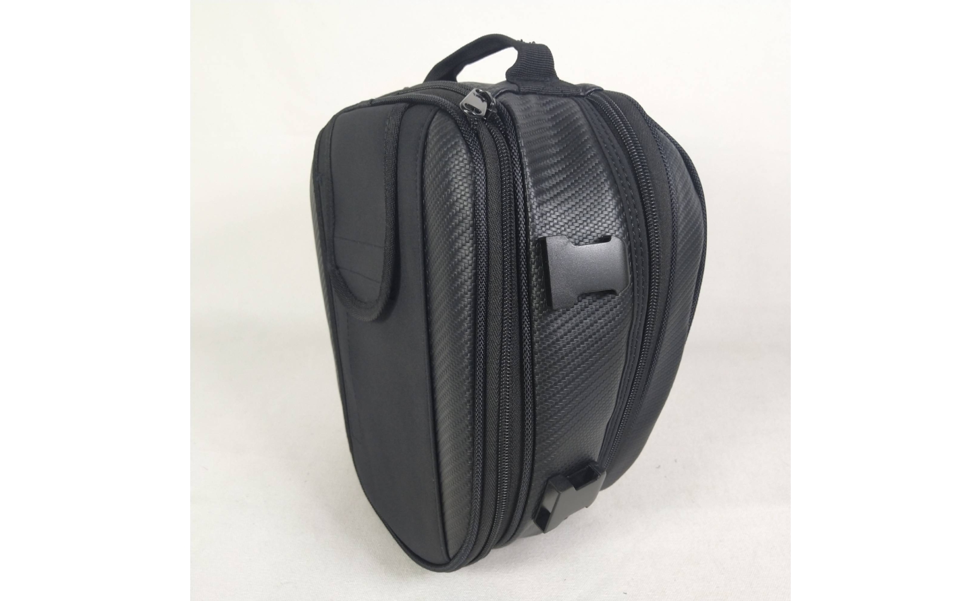 Expandable Motorcycle Tail Bag Reflective for Touring Riders, Commuters